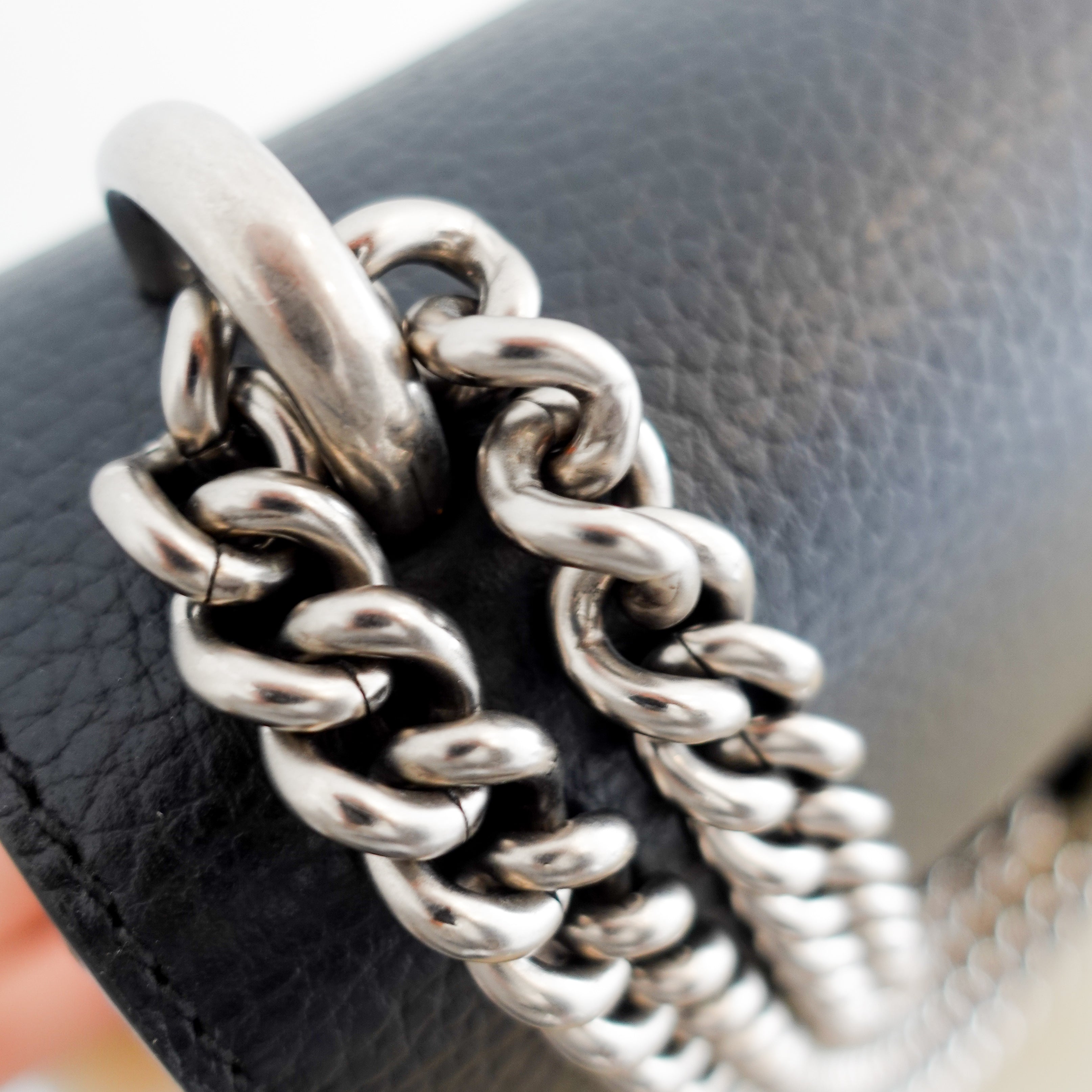 Gucci Dionysus Leather Diamond Black Bag RRP £2080 | Authentic Preloved
