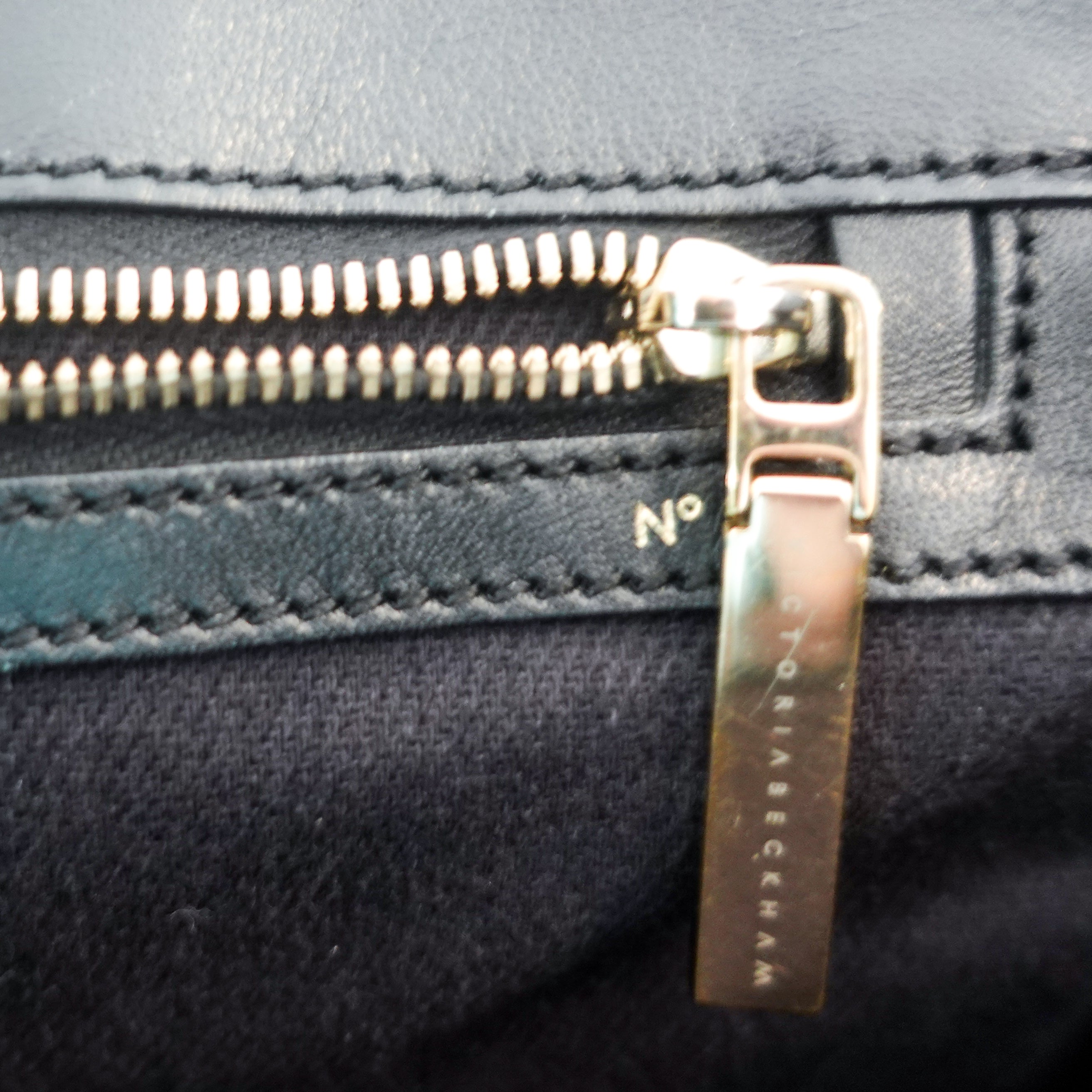 Black leather tote bag RRP £1199