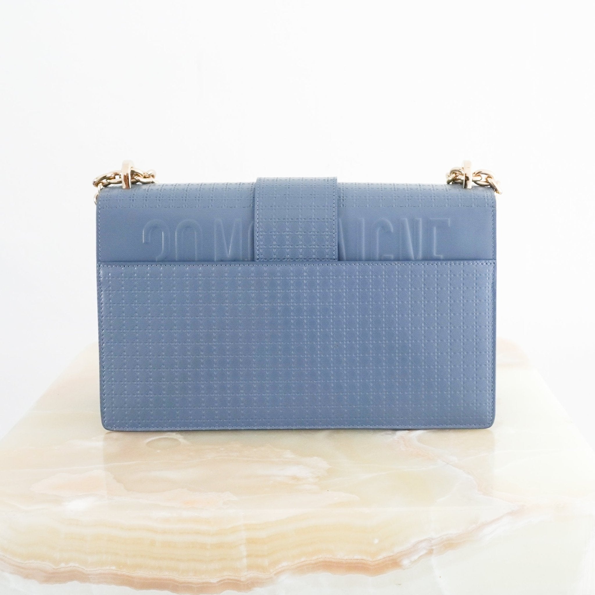 Dior 30 Montaigne Flap Shoulder Bag in Blue RRP £2690 | Authentic Preloved - Reloved Again
