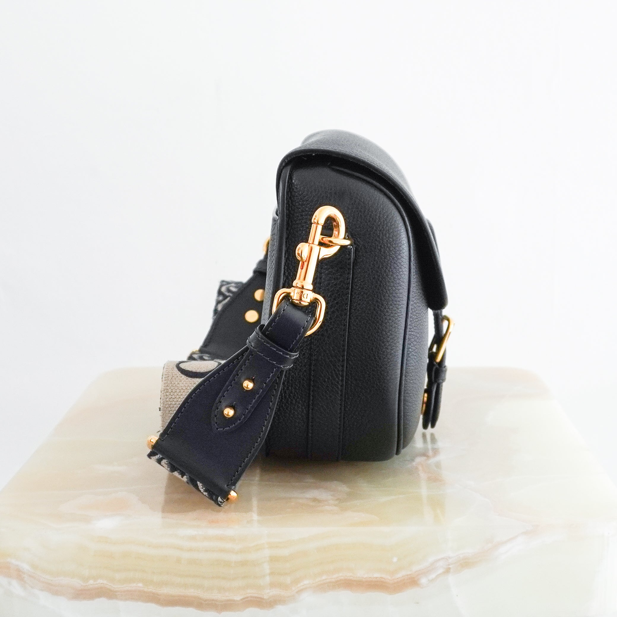 Dior Black Large Bobby Bag in Grained Calfskin RRP £3250 | Authentic Preloved - Reloved Again