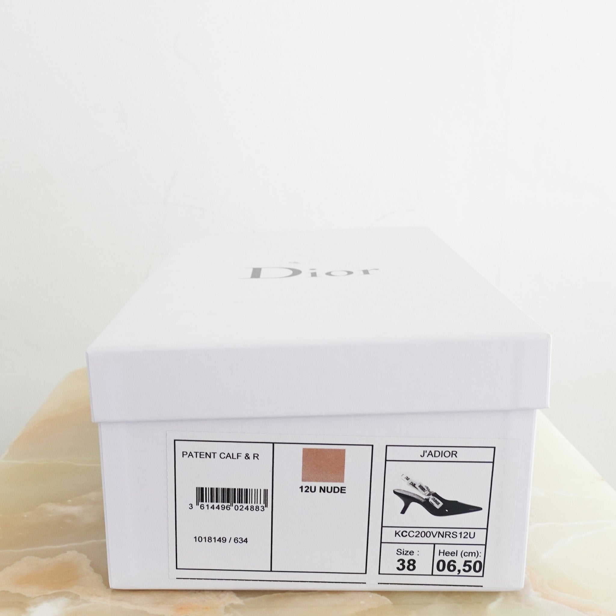 Dior J’adior Logo Nude Beige Slingback Heels RRP £850 | Authentic Preloved - Reloved Again