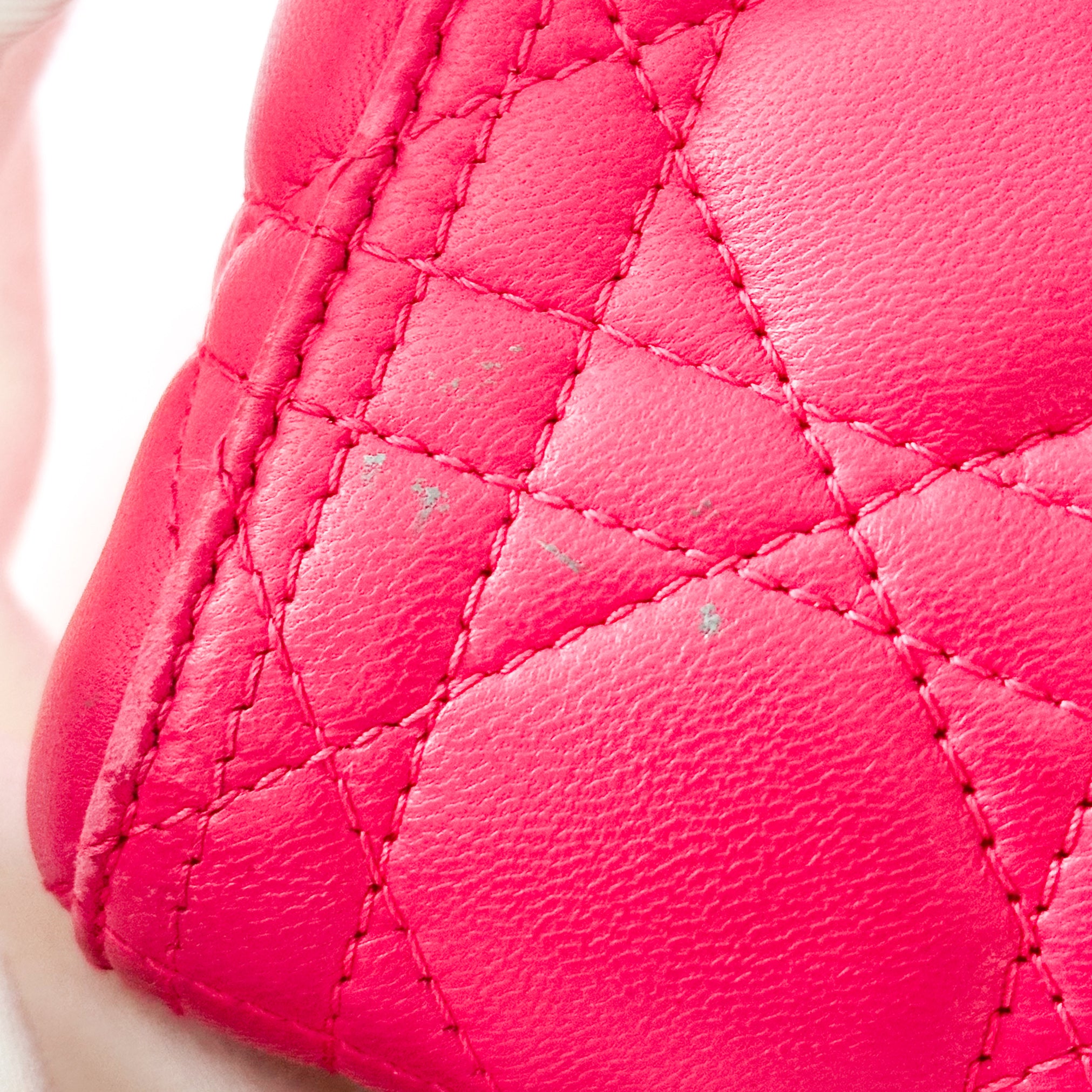 Dior-Large-Pink-Leather-Lady-Bag-stain-picture