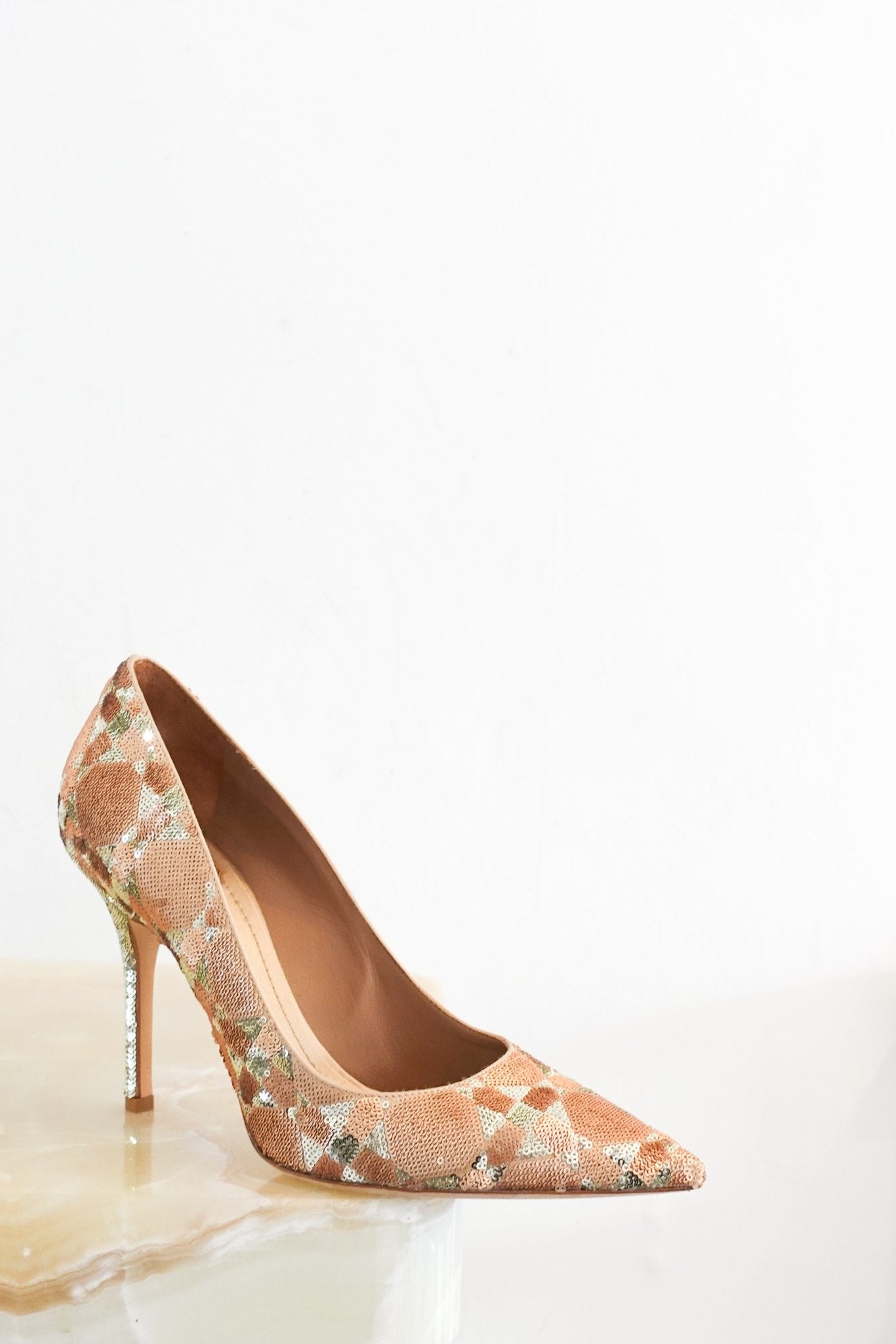 Dior Sequin Heels RRP £810 | Authentic Preloved - Reloved Again