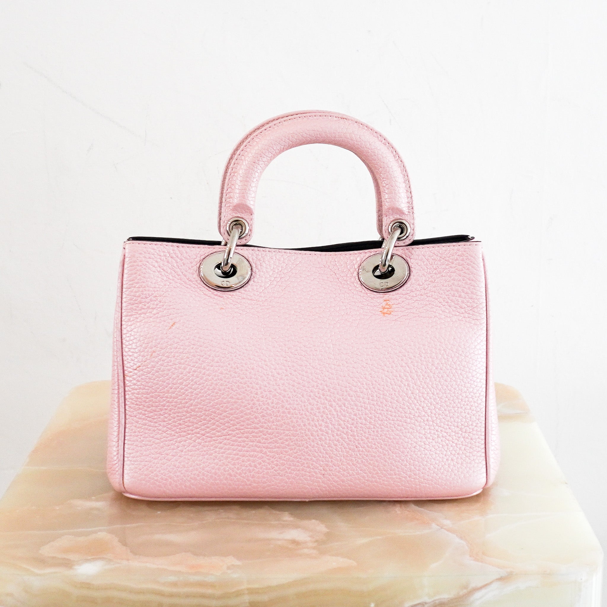 Dior Small Diorissimo Bag in Pink | Authentic Preloved - Reloved Again