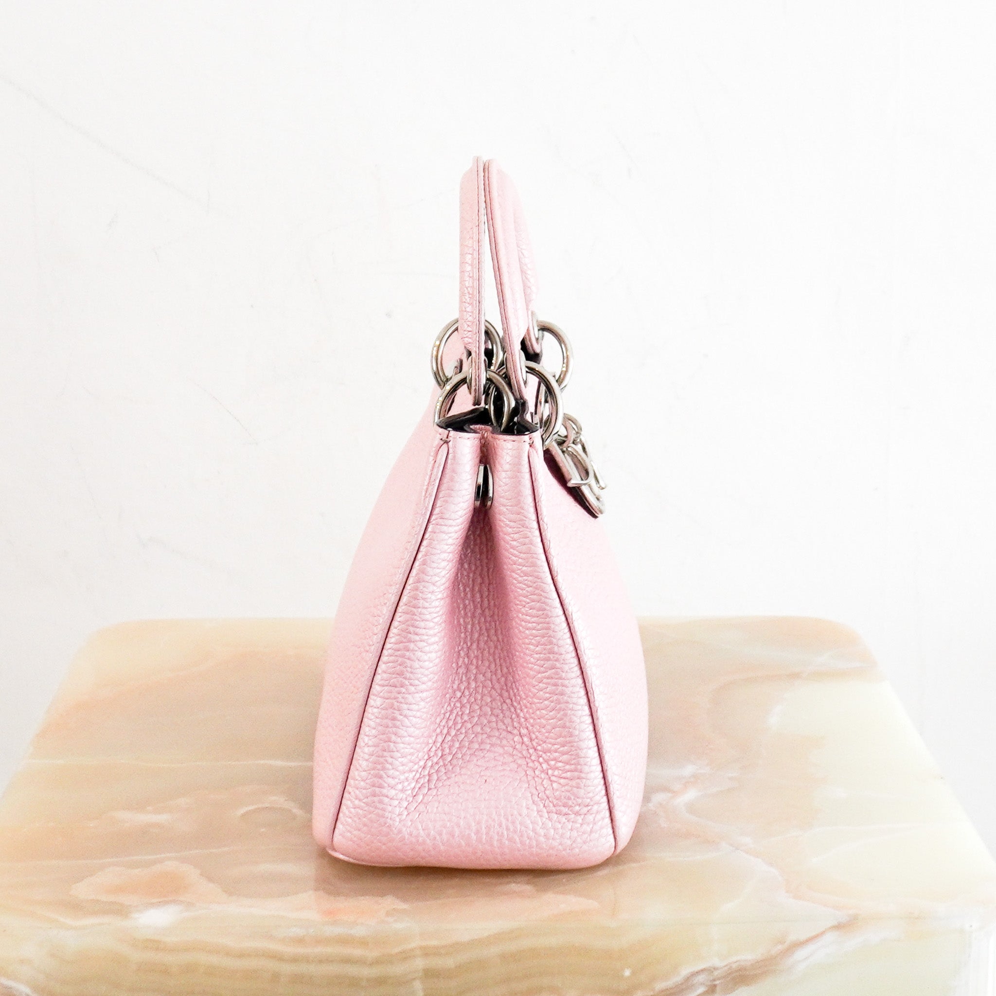 Dior Small Diorissimo Bag in Pink | Authentic Preloved - Reloved Again