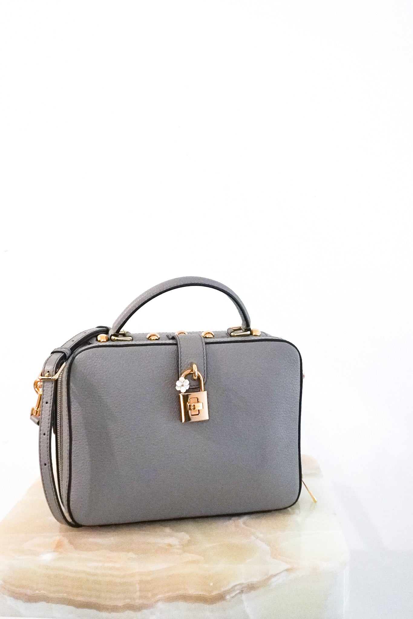 Dolce & Gabbana Rosario Box Top Handle Bag | Authentic Preloved - Reloved Again