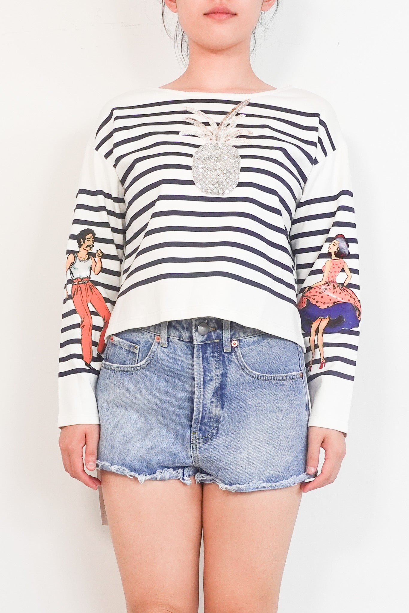 Dolce & Gabbana Breton Top RRP £400 | Authentic Preloved