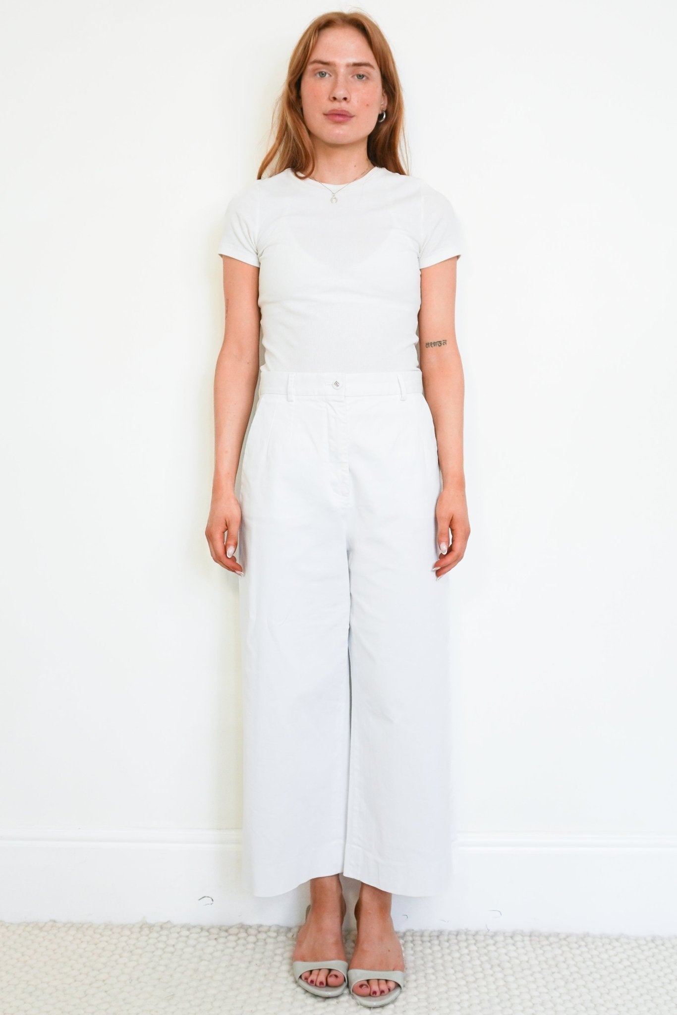 Dolce & Gabanna White Cargo Trousers (RRP £650) | Authentic Preloved - Reloved Again