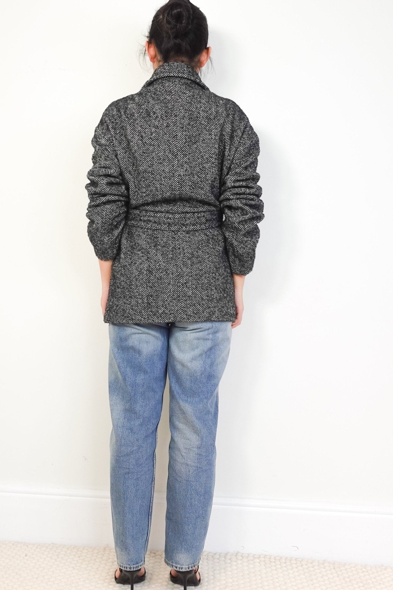 Dries Van Noten Black Belted Blazer RRP £800 | Authentic Preloved - Reloved Again