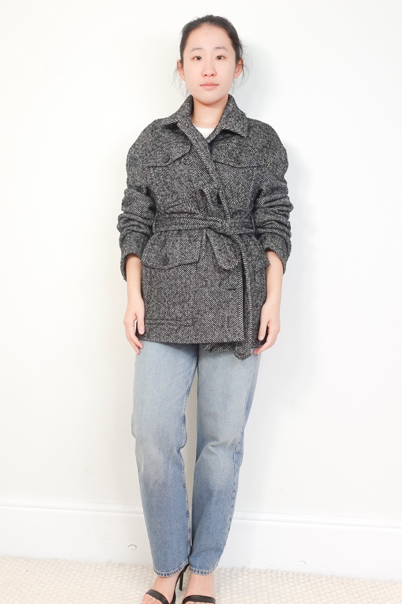 Dries Van Noten Black Belted Blazer RRP £800 | Authentic Preloved - Reloved Again