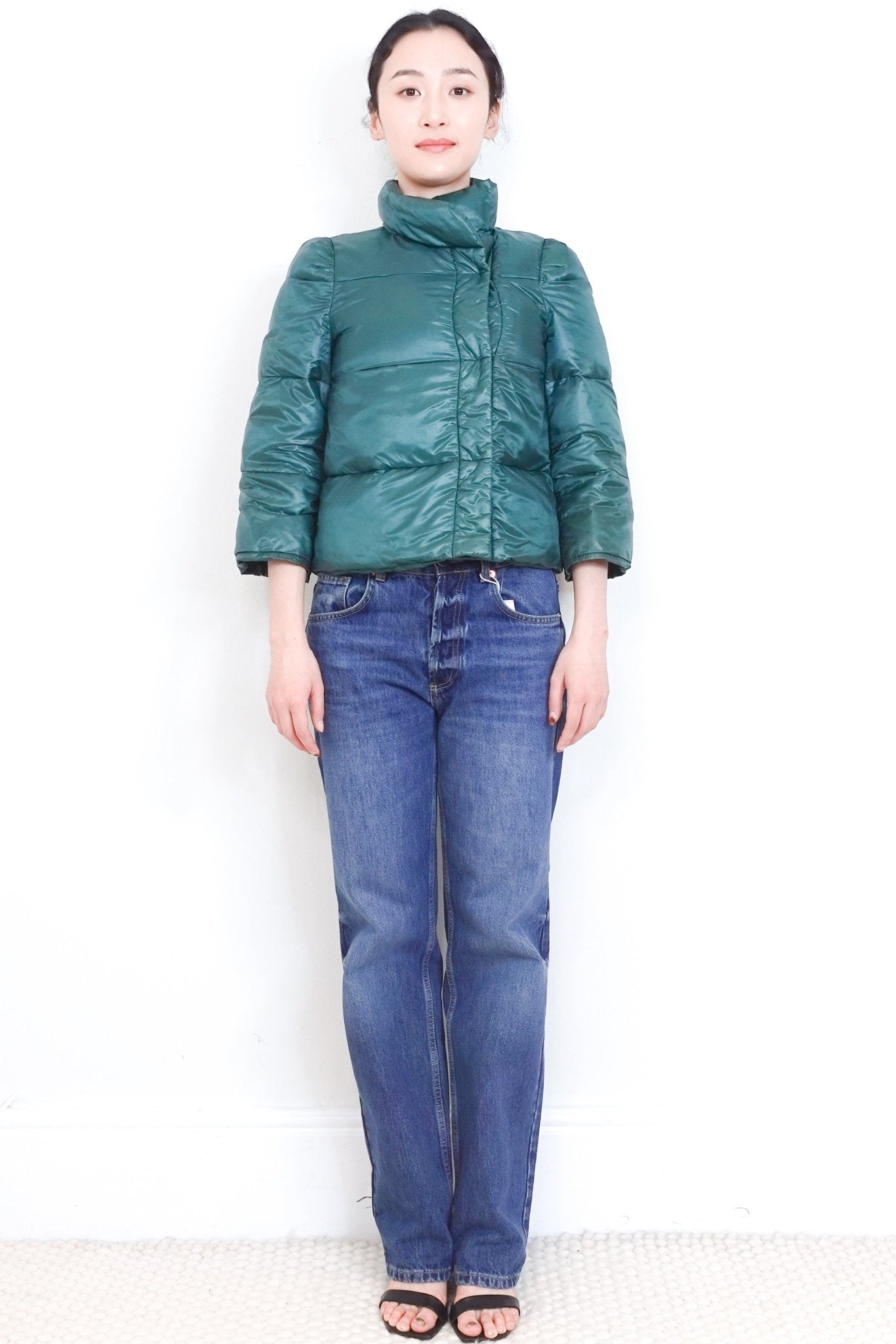 Dries Van Noten Green Puffer Jacket RRP £1395 | Authentic Preloved - Reloved Again
