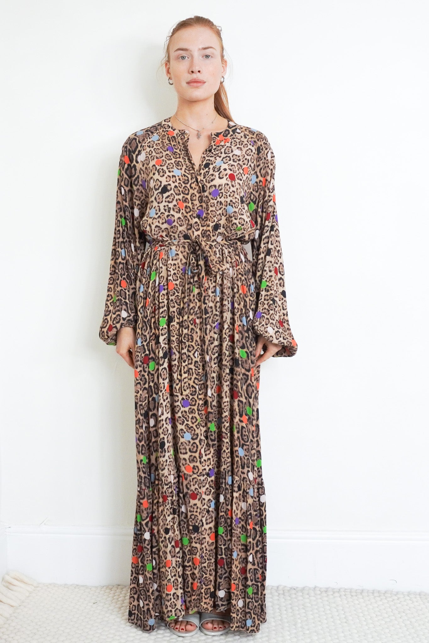 Essentiel-Antwerp-Leopard-print-Dress-front-picture