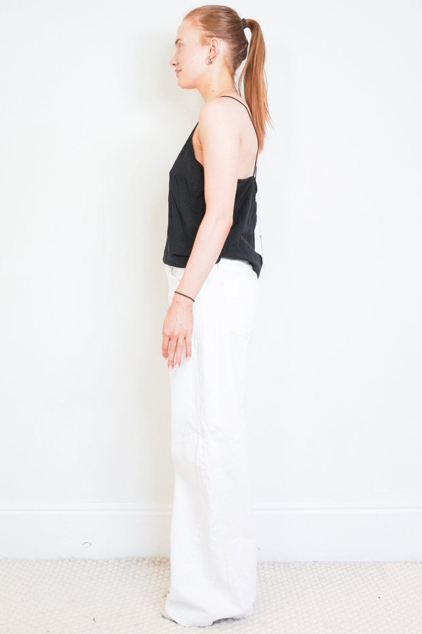 FRAME Le Baggy Palazzo White Jeans (RRP £400) | Authentic Preloved - Reloved Again