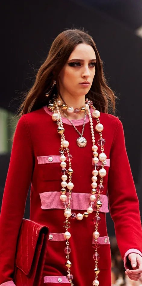 RARE Chanel Multi - Strand Pearl Costume Jewellery Long Necklace | Authentic Preloved FINAL SALE - Reloved Again