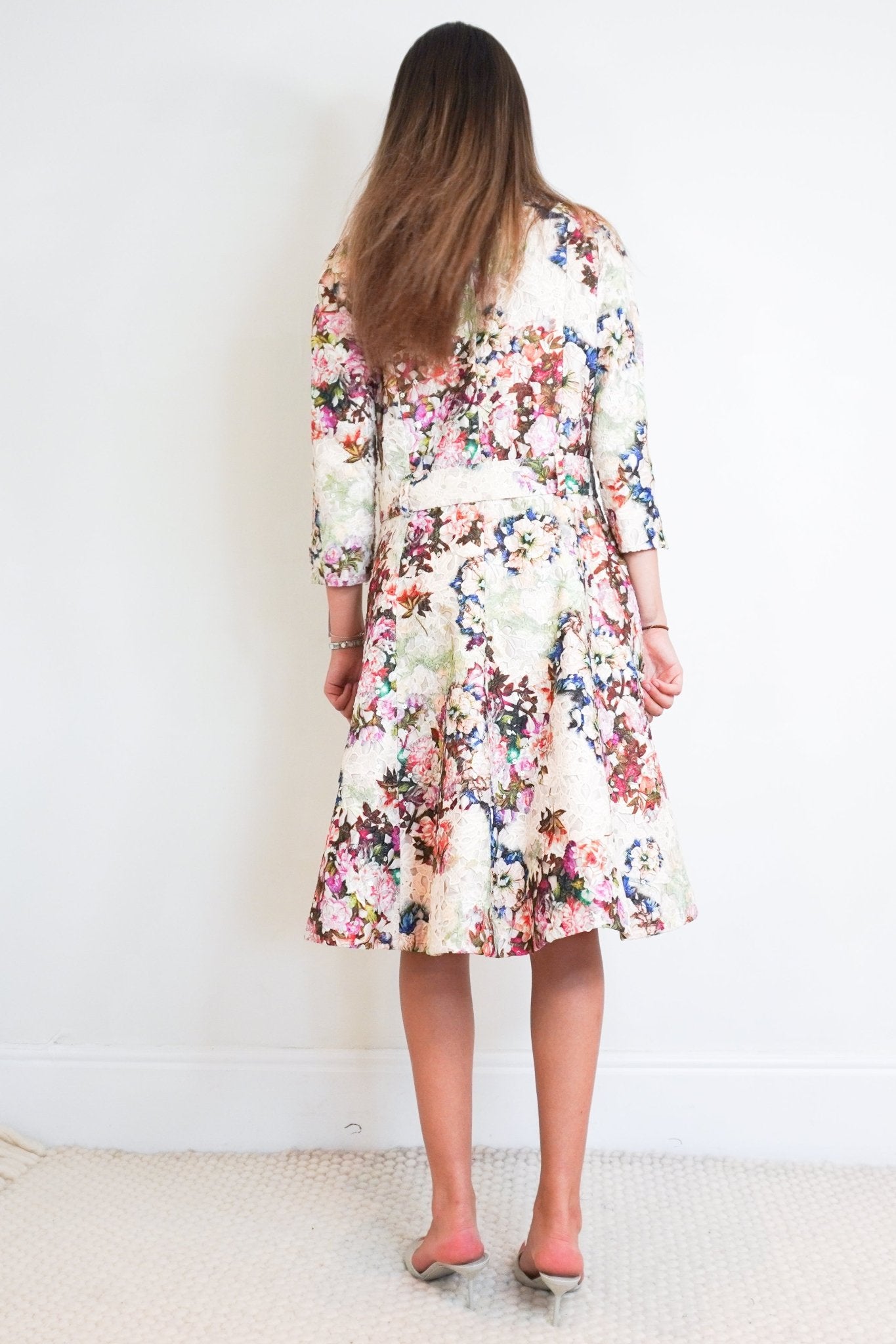 Favourbrook Floral Silk Evening Dress (RRP £750) | Authentic & Preloved - Reloved Again