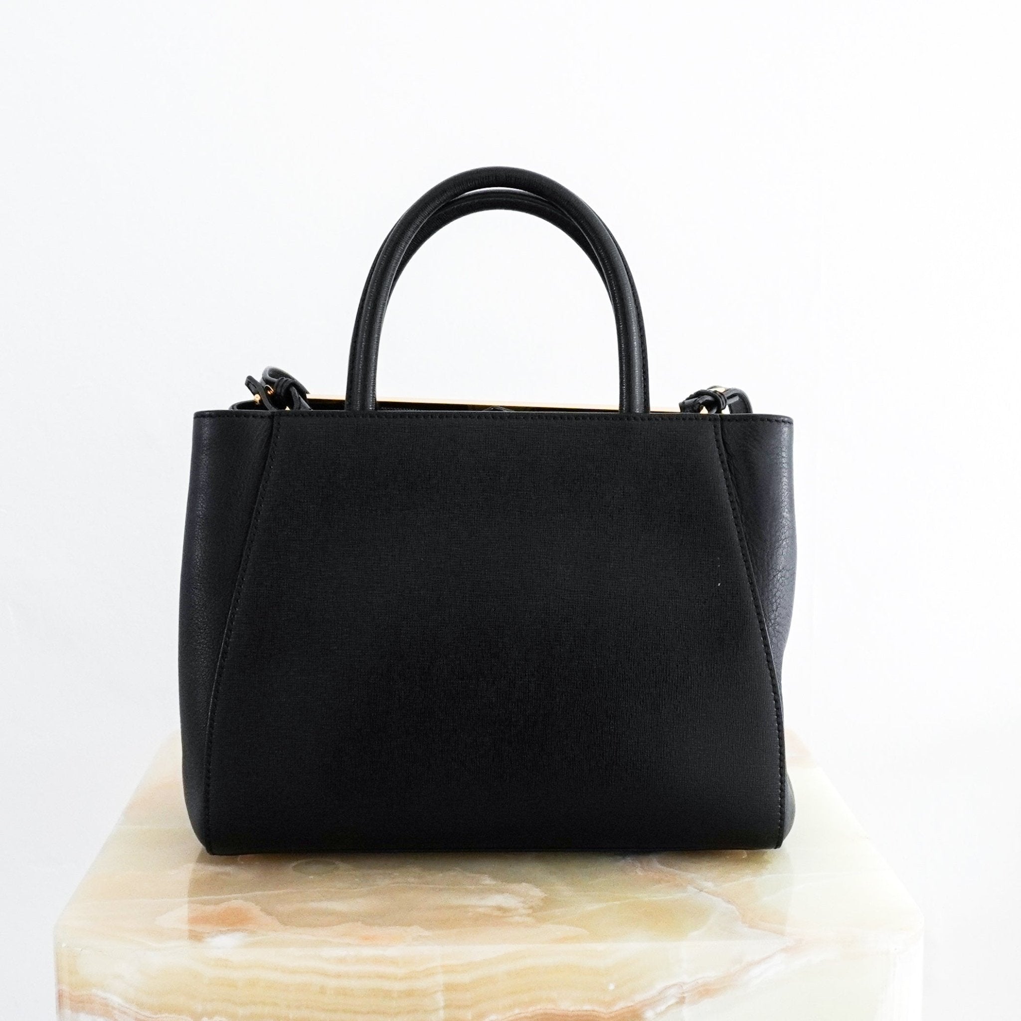 Fendi-Black-2Jours-Crossbody-Bag-back-picture-Chelsea-London