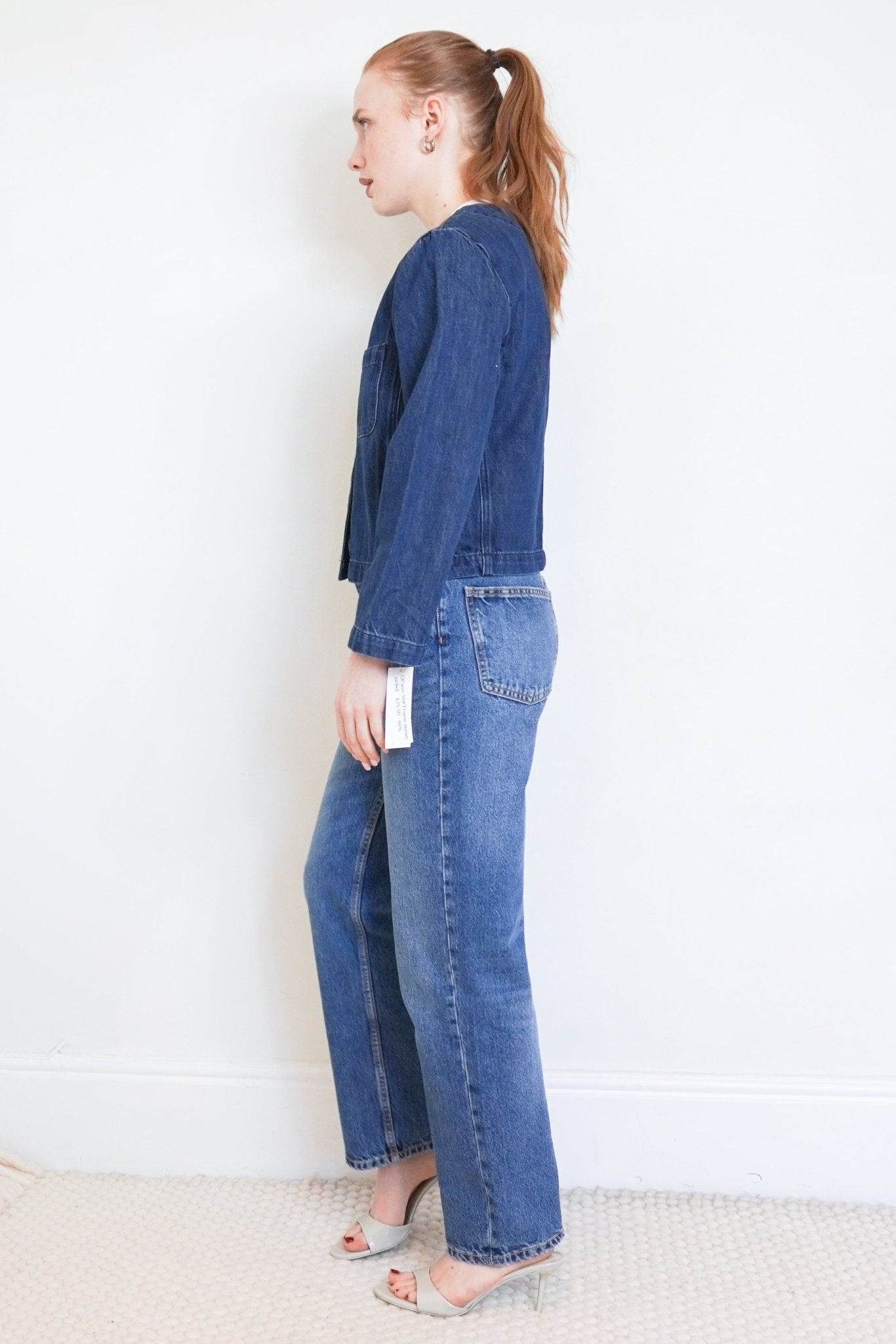 Frame Cleopatra Dark Blue Denim Shirt RRP £300 | Authentic Preloved - Reloved Again