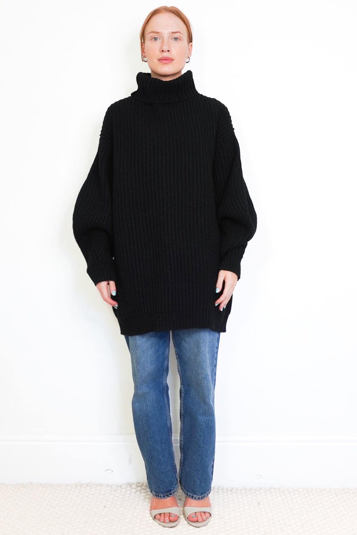 Acne Studios Ribbed Wool Knit Sweater (RRP £400) | Authentic Preloved - Reloved Again
