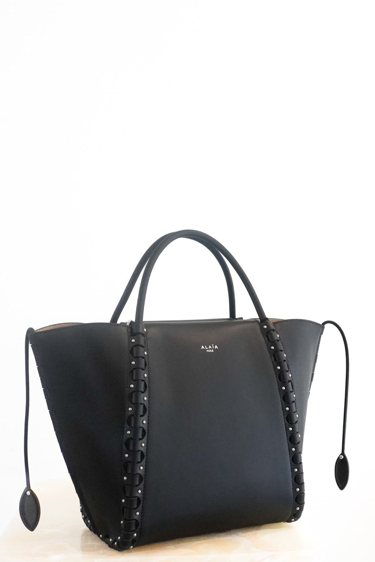 Alaia Le Hinge Black Small Tote Bag |(RRP £1680) Authentic Preloved - Reloved Again