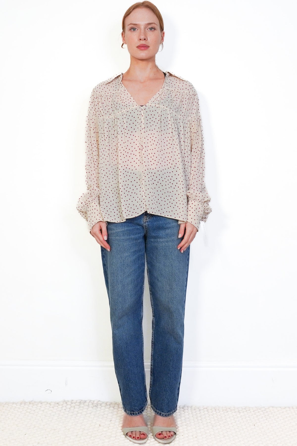 Front Image: Joseph Crosby Heart Spot Blouse