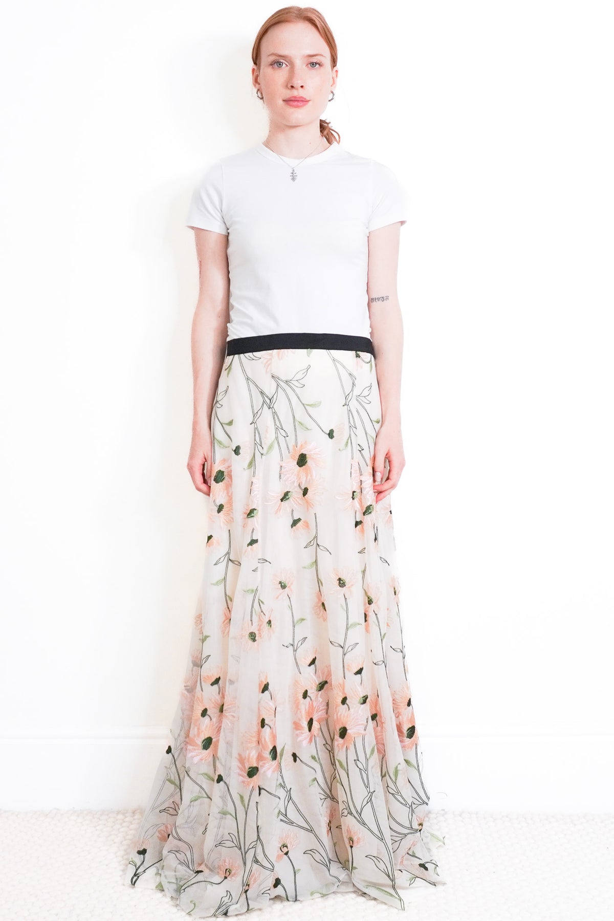 NEW Me+EM Embroidery Mesh Maxi Skirt (RRP £210) | Authentic Preloved - Reloved Again
