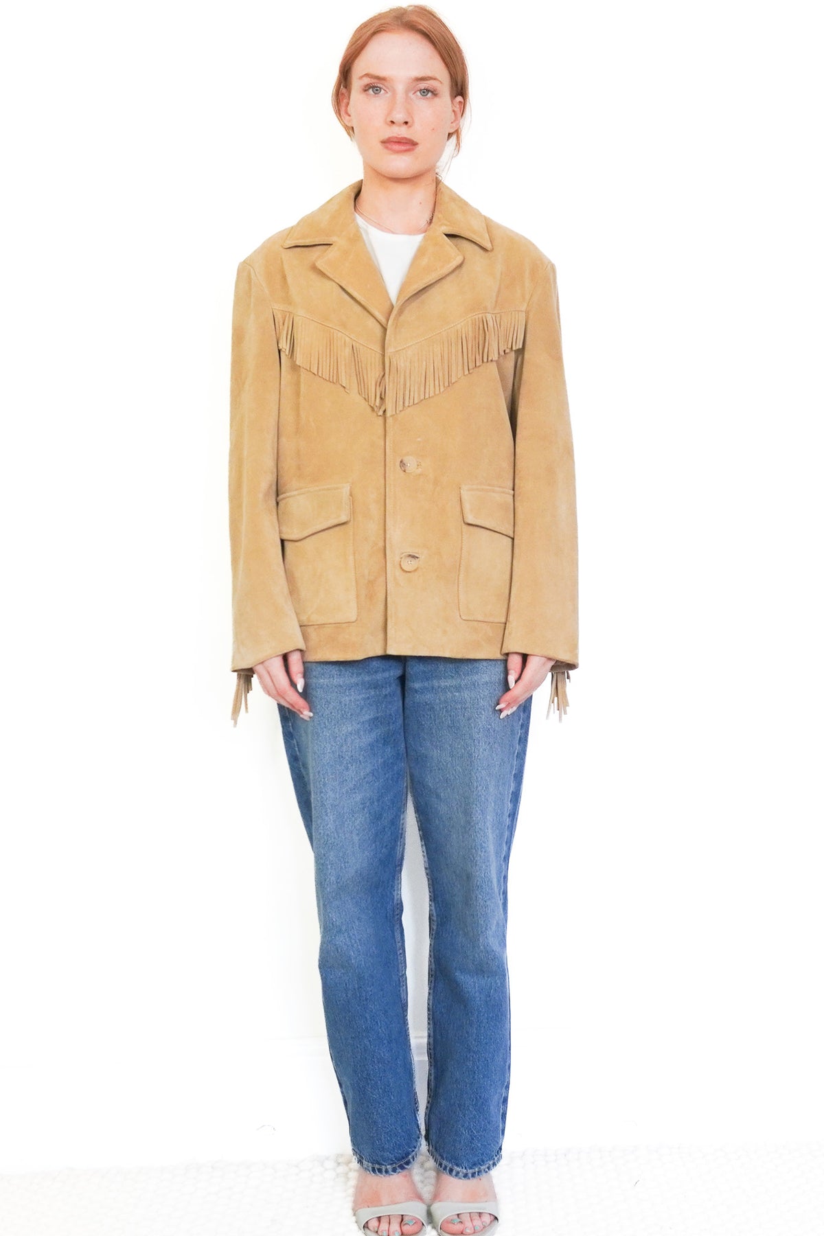 Front Image: Nili Lotan Suede Jacket S Chelsea London