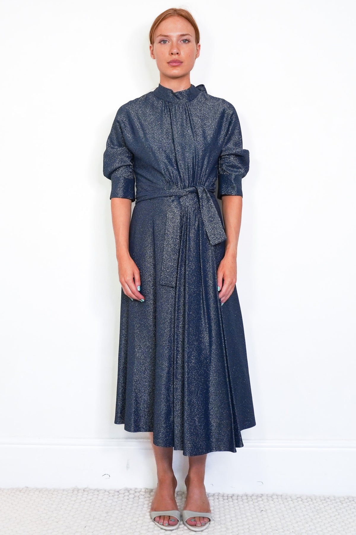 Front Image: Prada Lurex Dress Chelsea London