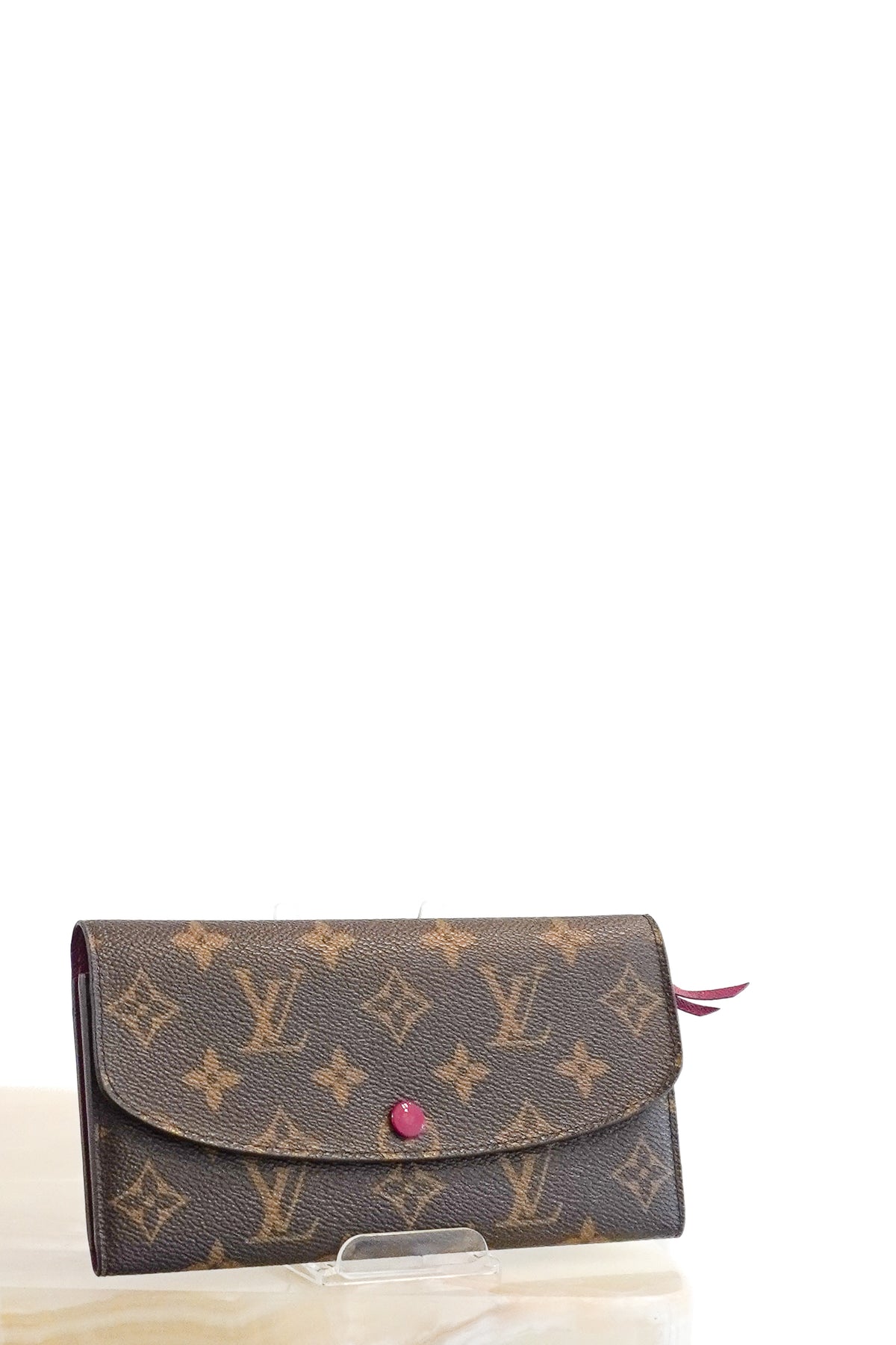 Front: Louis Vuitton Monogram Emilie Wallet