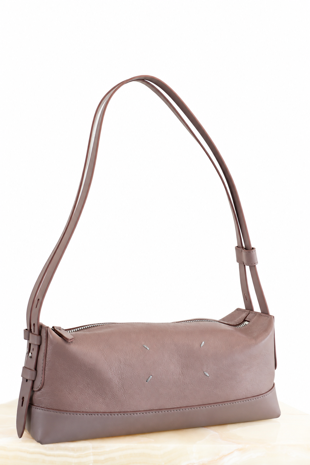Front: Maison Margiela East-West Leather Shoulder Bag