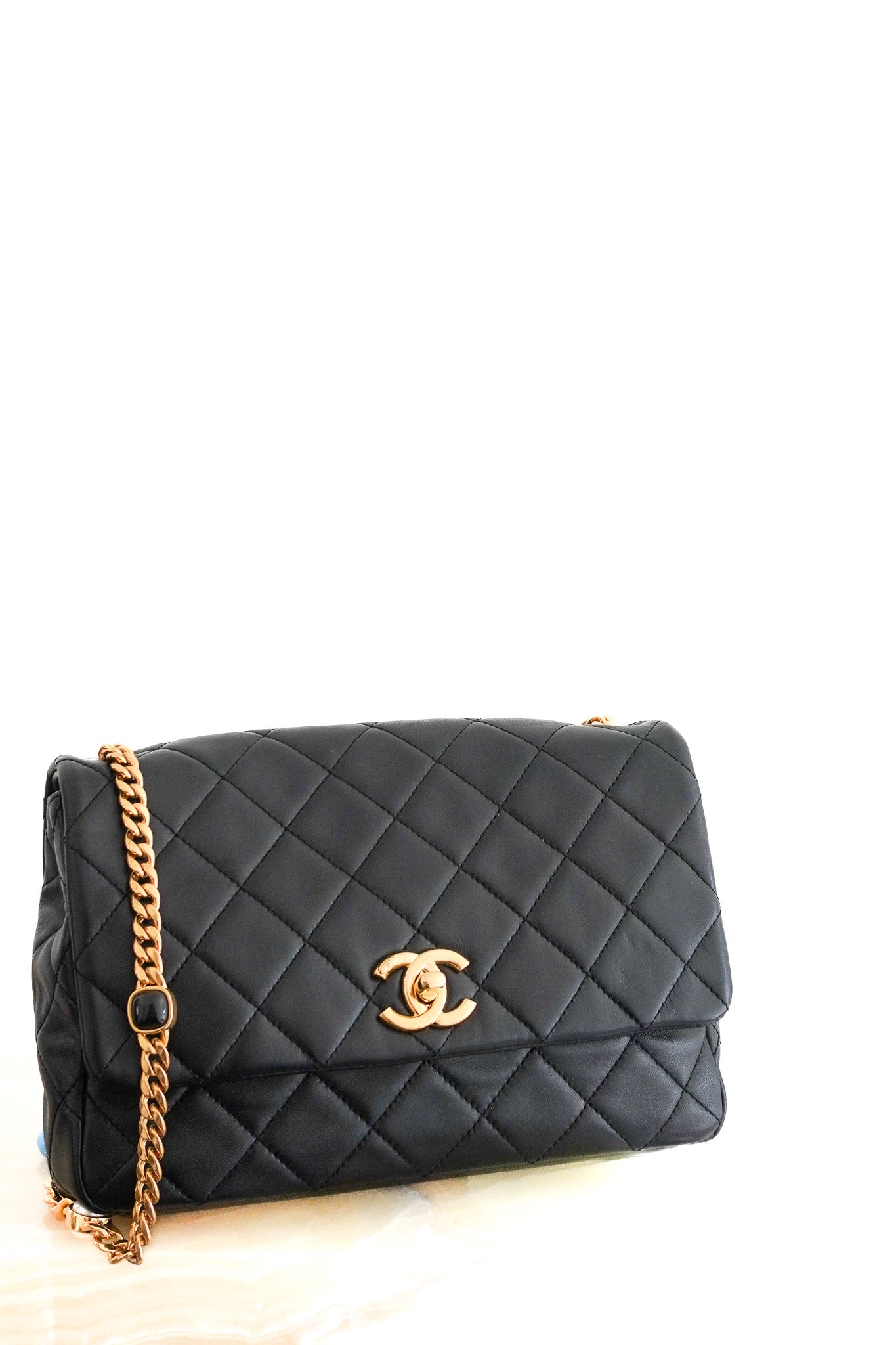 Chanel Black Lambskin Quilted Single Flap Bag Bijoux Chain RRP £5,439 | Authentic Preloved - Reloved Again