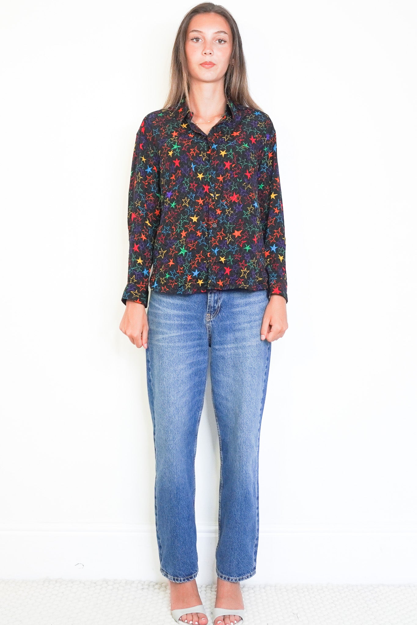 Front image Saint Laurent Star Blouse Chelsea London