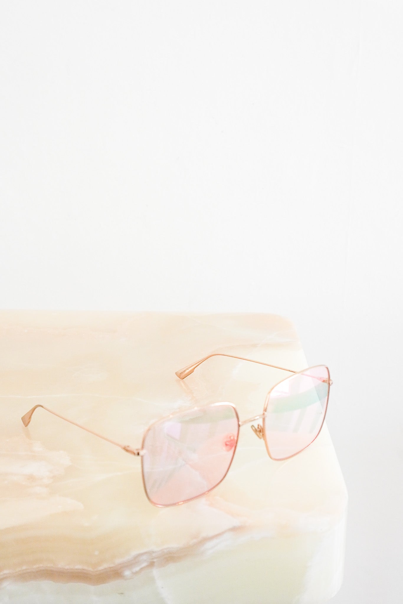 Front image of the Christian Dior Rose Tint Sunglasses Chelsea London