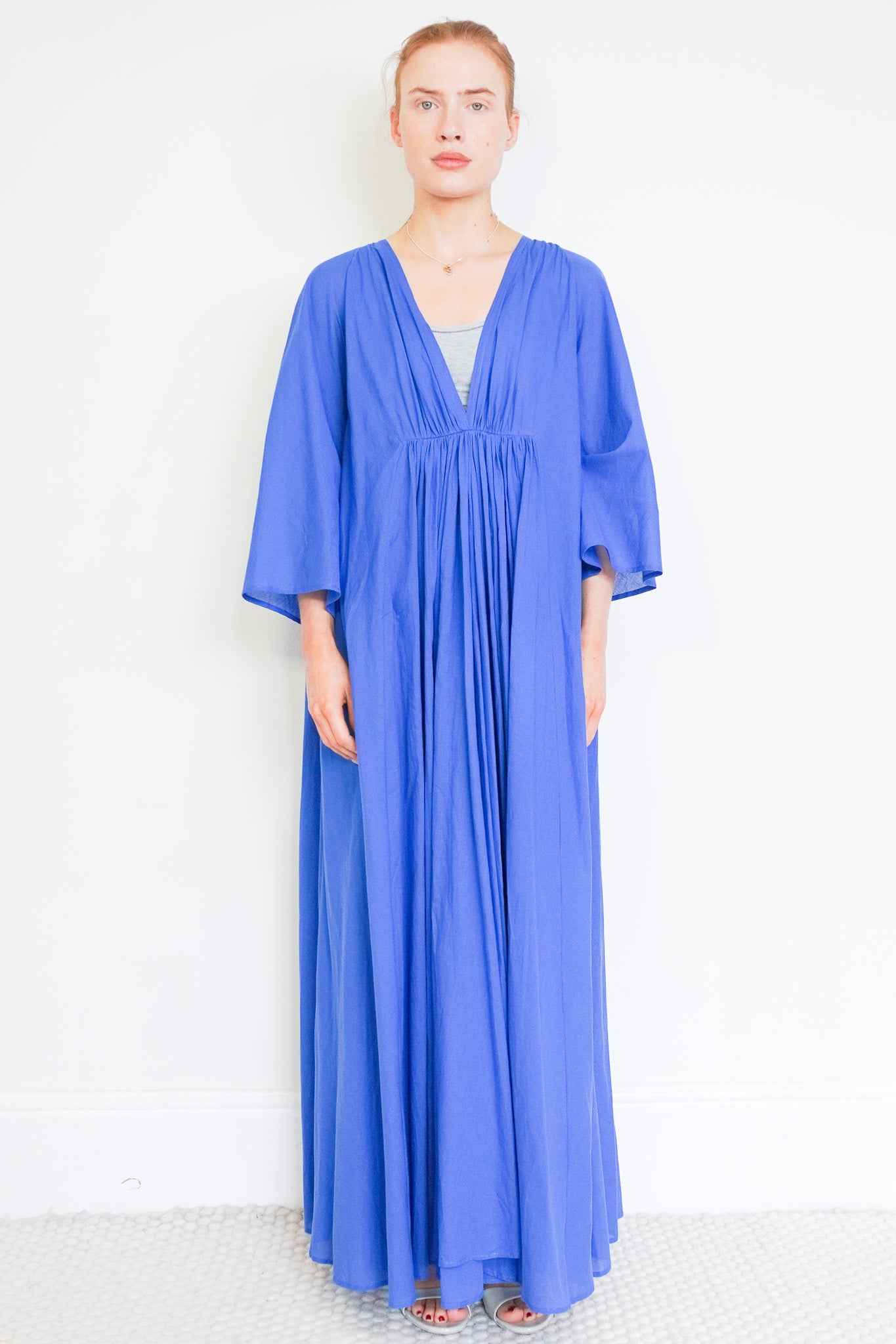 Kalita Blue Cotton Dress (RRP £650) | Authentic Preloved - Reloved Again