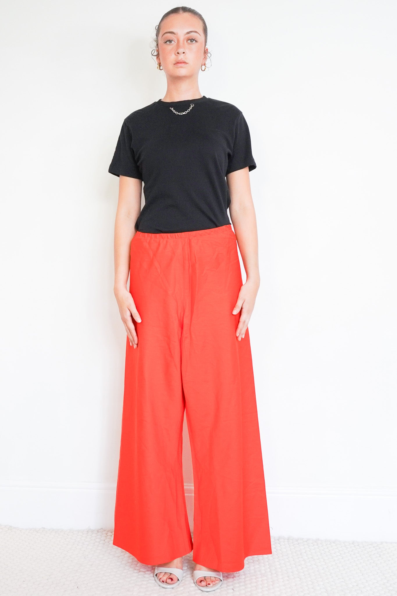 Front image of the La Ligne Cotton Trousers Chelsea London