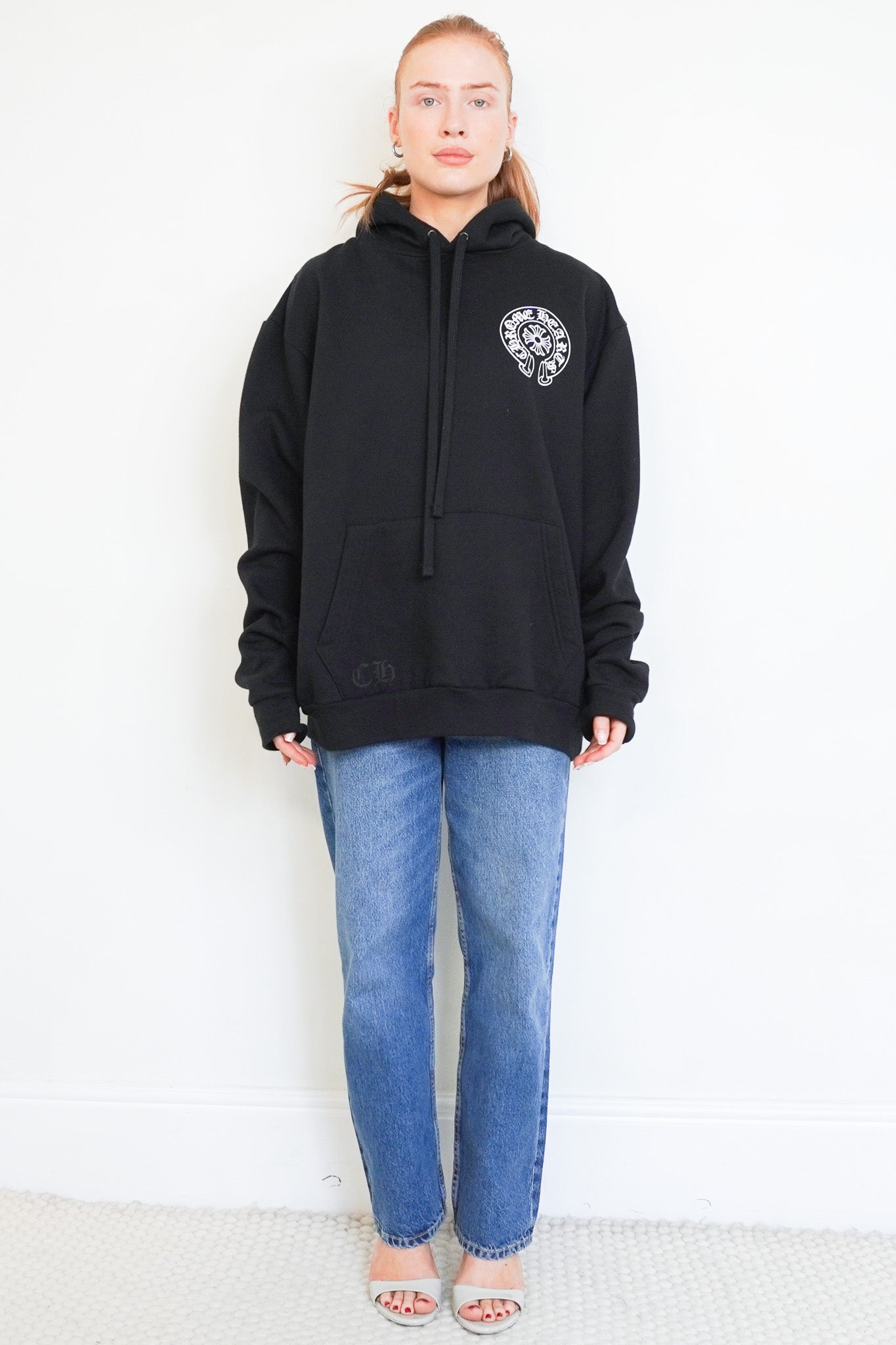 Front photo of the Chrome Hearts London Hoodie Chelsea London