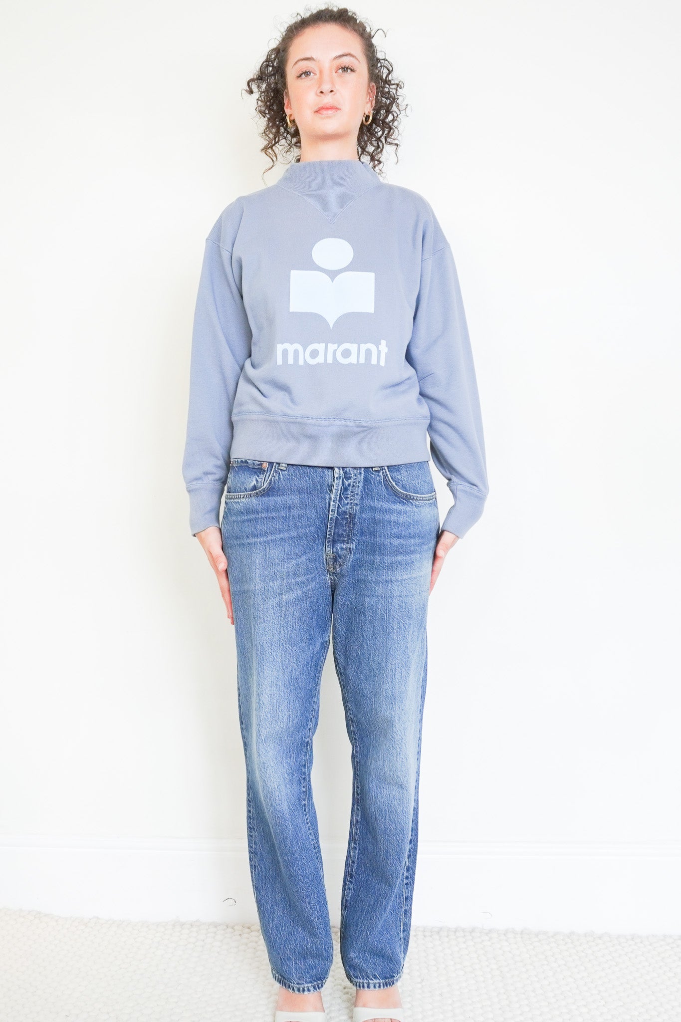 Isabel Marant Sweatshirt in Blue RRP £150 | Authentic Preloved - Reloved Again