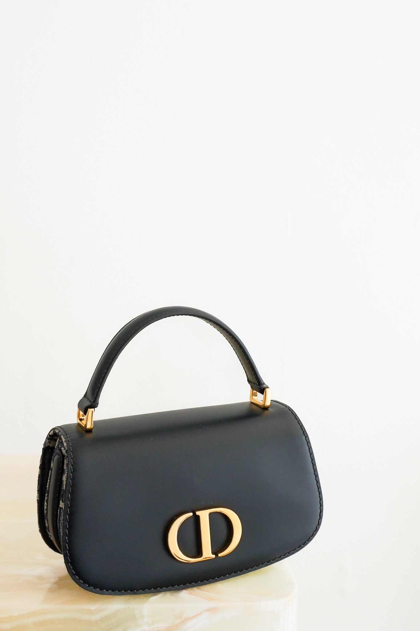 Front picture of the Dior Small 30 Montaigne Avenue Top Handle Bag Chelsea London