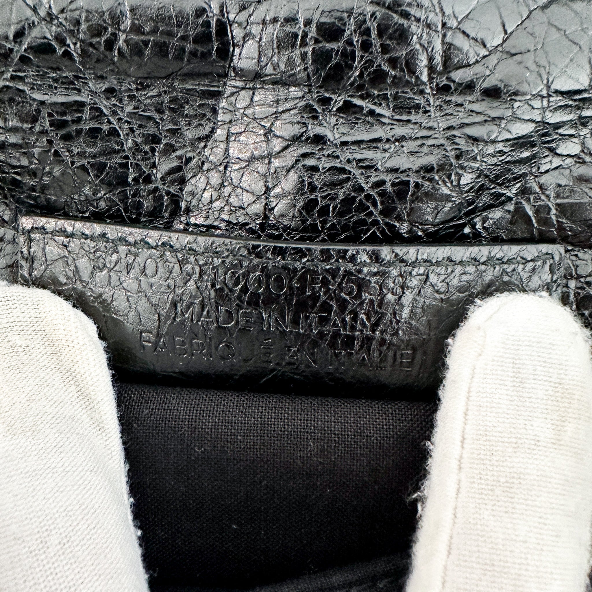 Balenciaga Agneau Envelope Clutch Crossbody Bag in Black | Authentic Preloved - Reloved Again