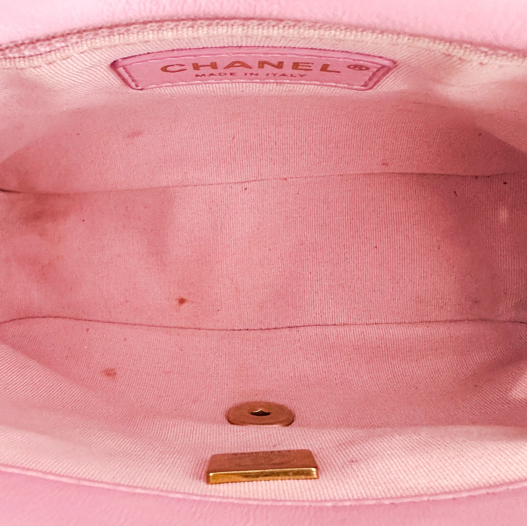 Chanel Small Pink Lambskin Flap Bag RRP £5100 | Authentic Preloved - Reloved Again