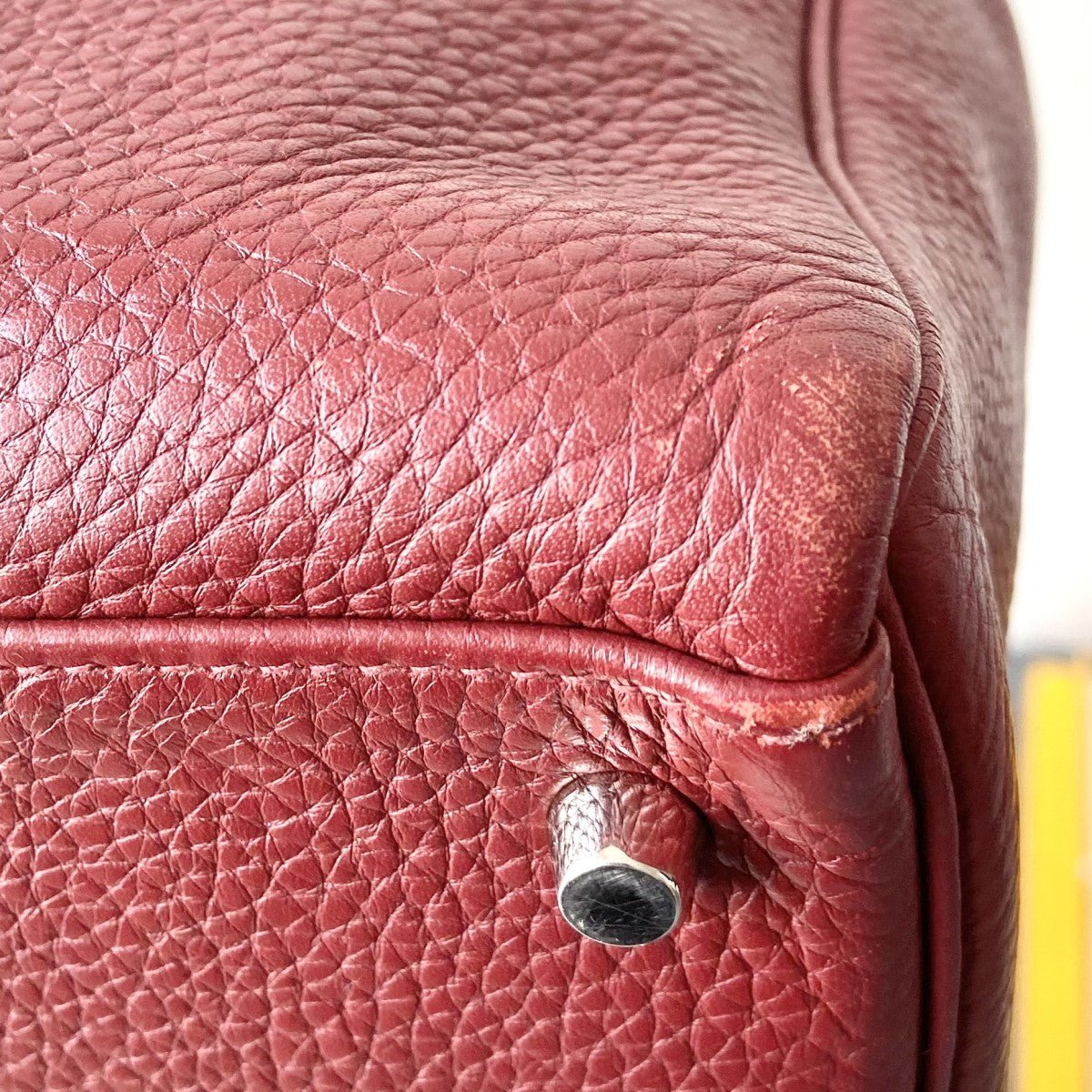 Hermès Kelly 40cm – Rouge Clémence Leather with Palladium Hardware | Authentic Preloved - Reloved Again