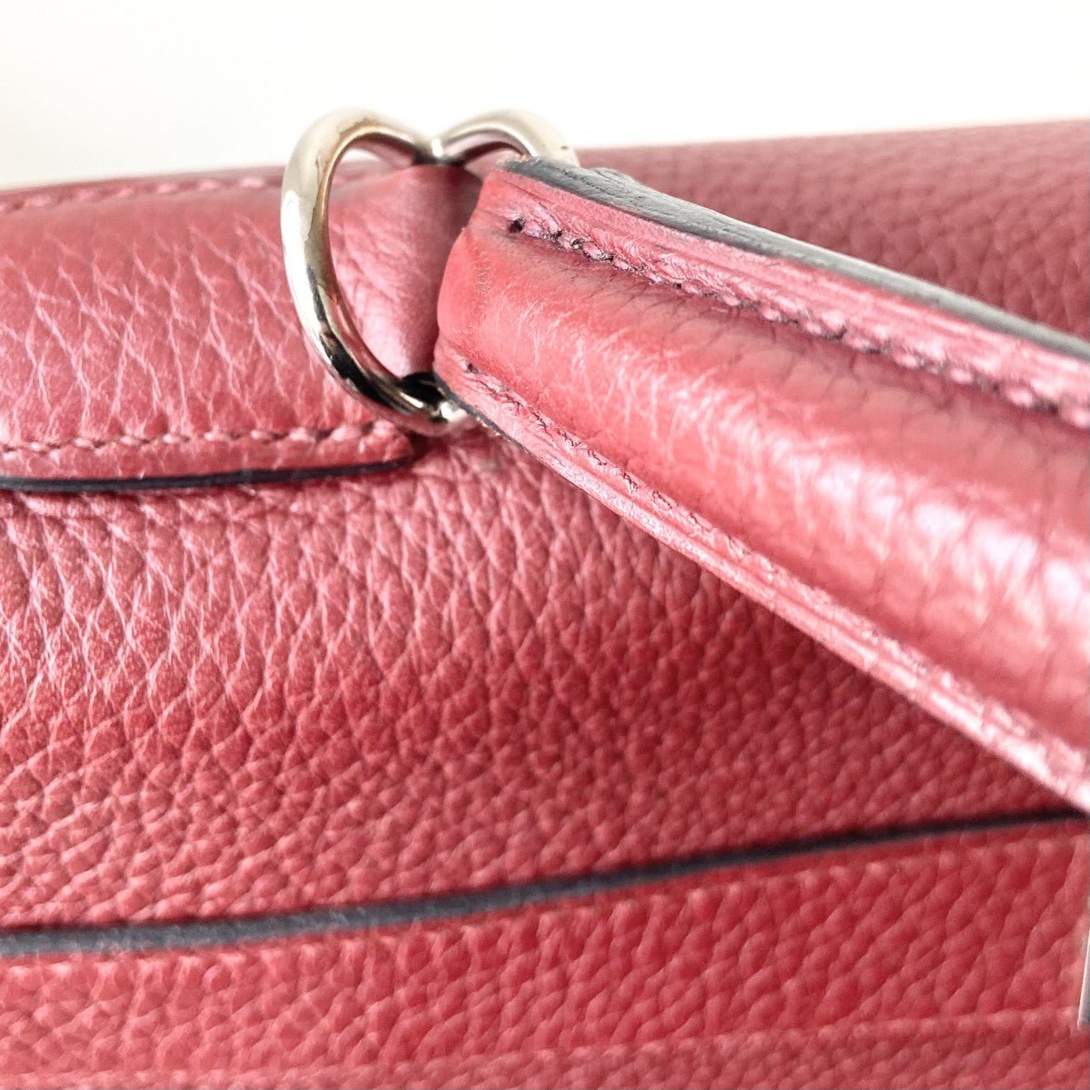 Hermès Kelly 40cm – Rouge Clémence Leather with Palladium Hardware | Authentic Preloved - Reloved Again