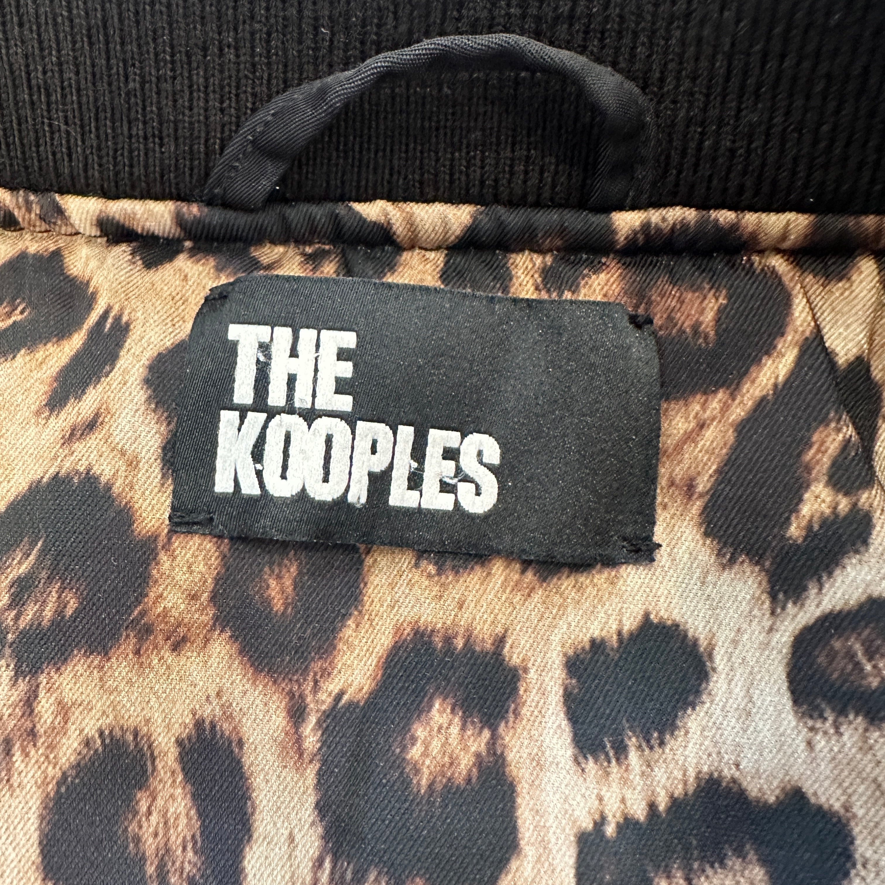 The Kooples Black Bomber Jacket RRP £325 | Authentic Preloved