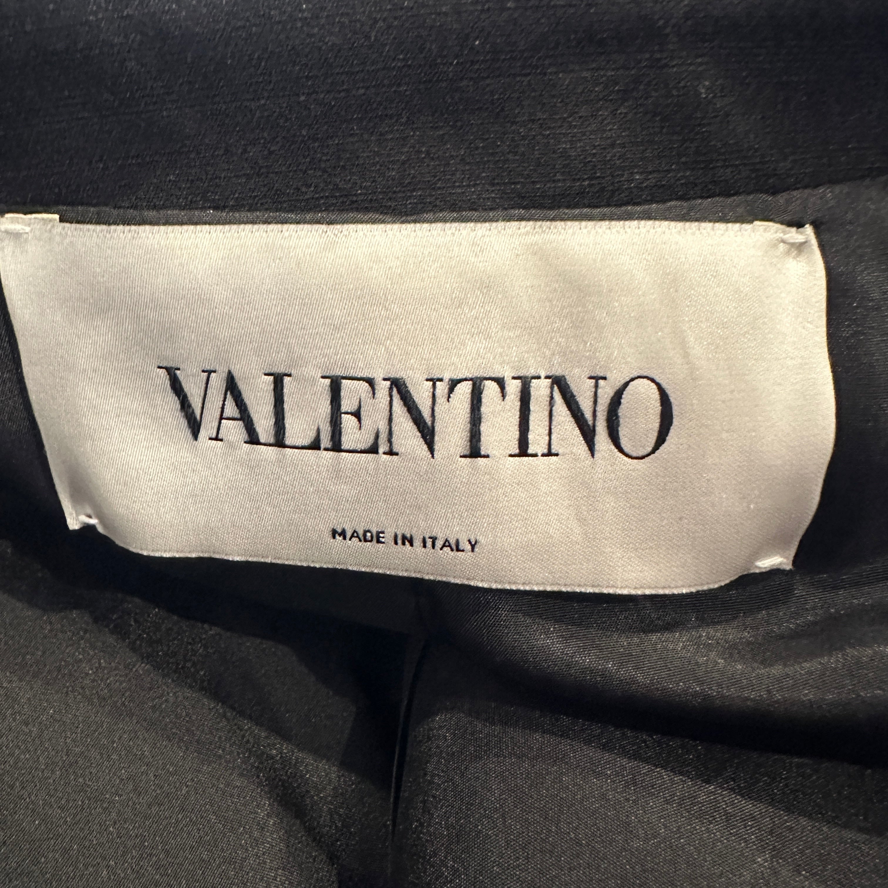 Valentino Black Single-Breasted Blazer RRP £1100 | Authentic Preloved