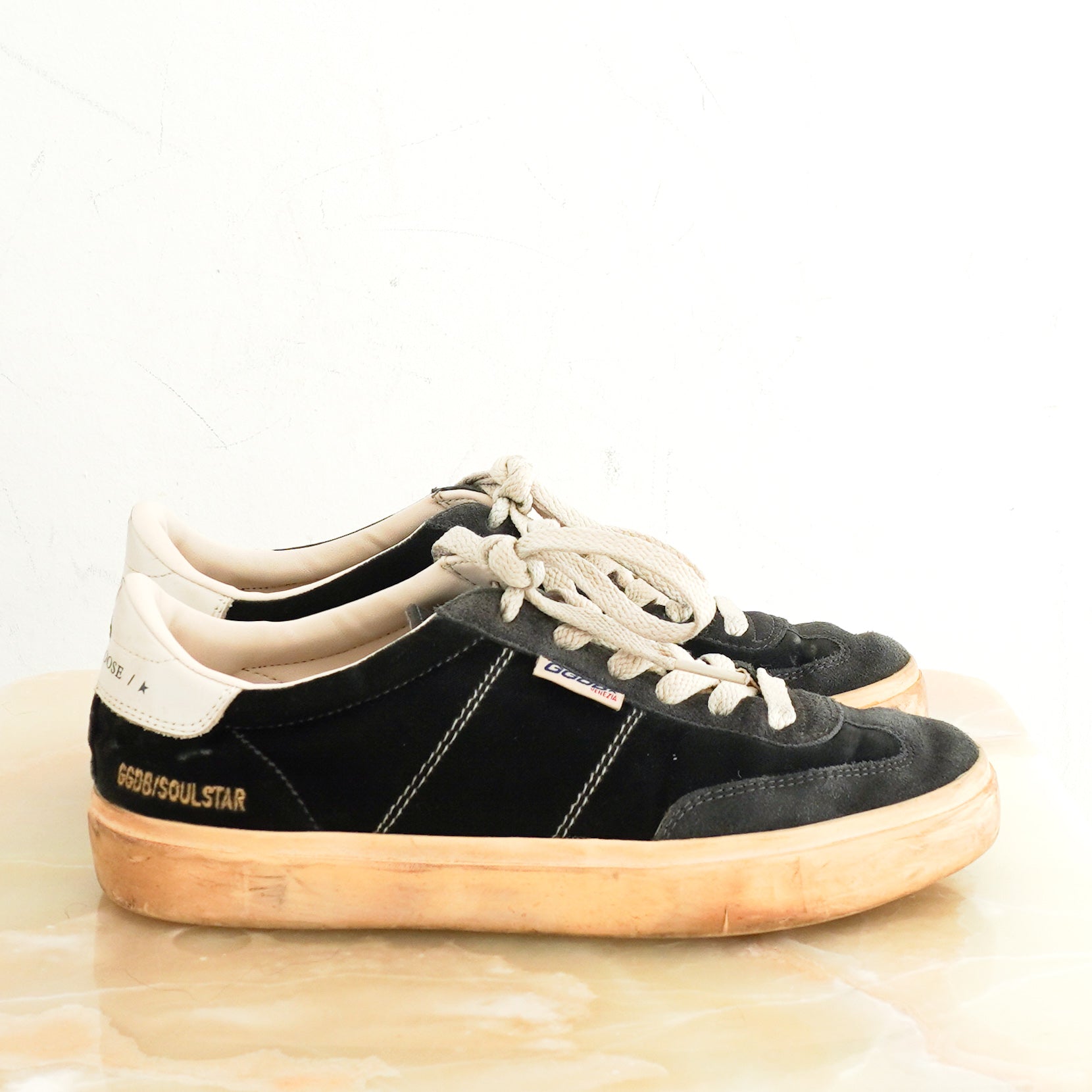 Golden Goose Soul Star Black Velvet Shoes RRP £400 | Authentic Preloved - Reloved Again