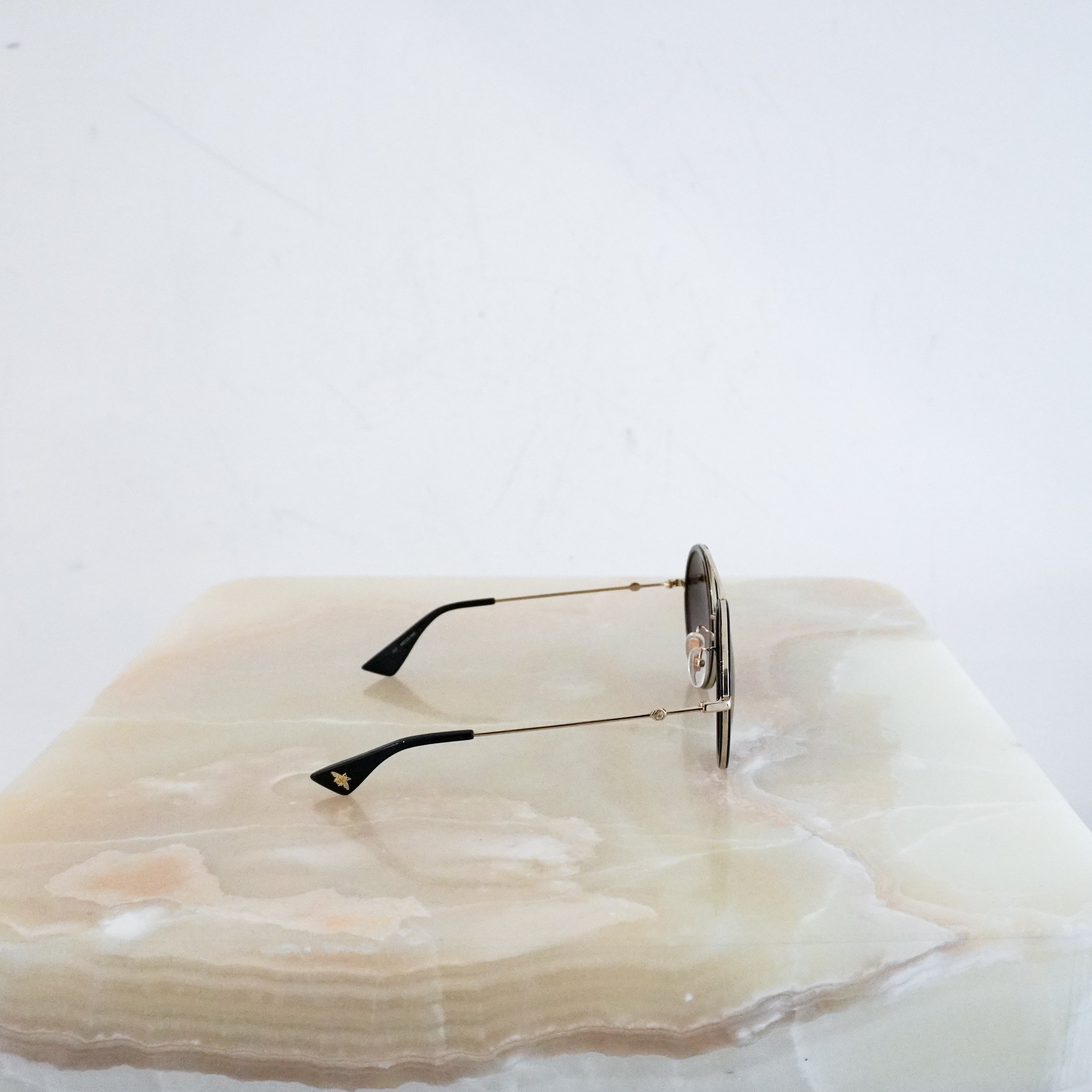 Gucci-Black-Round-Sunglasses-side-picture-Chelsea-London