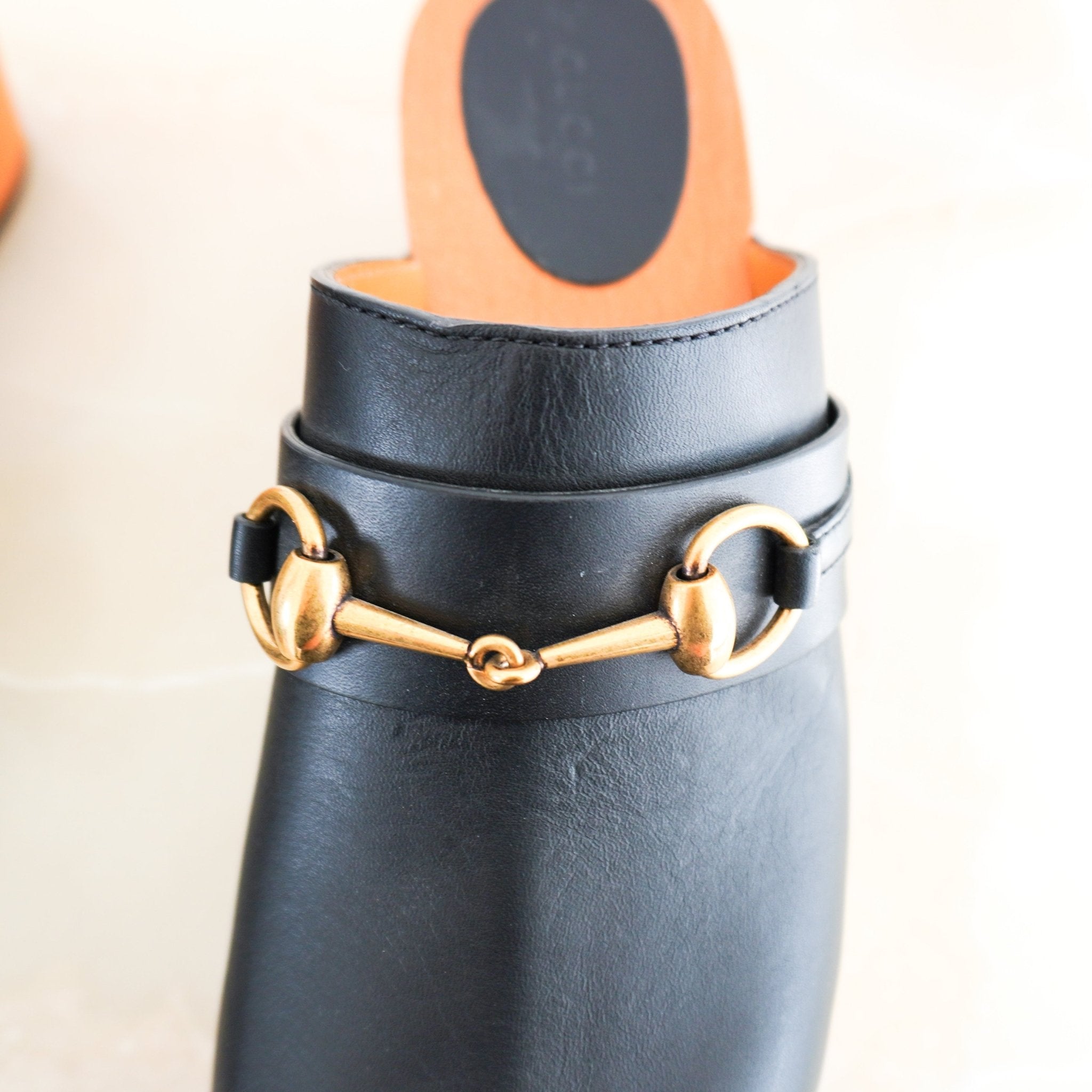 Gucci Black Studded Clogs RRP £950 | Authentic Preloved - Reloved Again