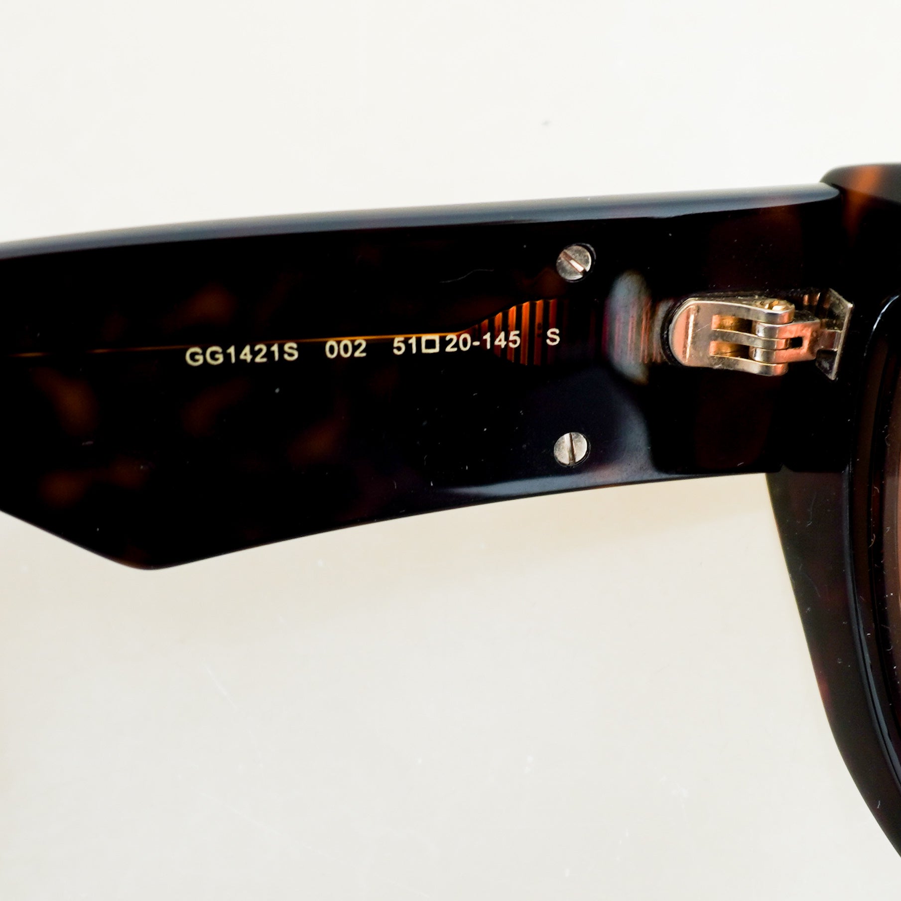 Gucci Brown Tortoise Shell Sunglasses RRP £270 | Authentic Preloved FINAL SALE - Reloved Again