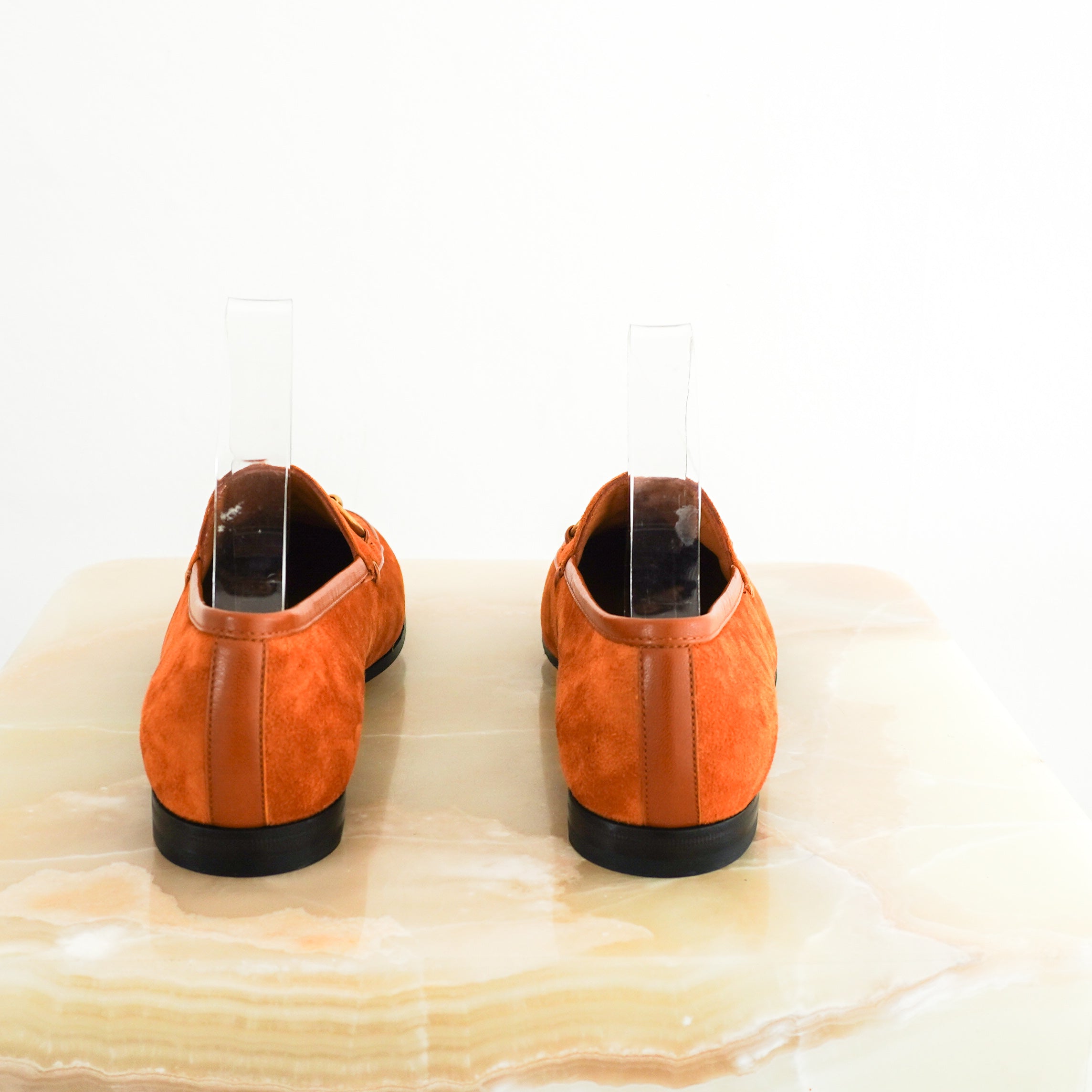 Gucci-Horsebit-Suede-Cashmere-Jordan-Loafers-in-Blondie-back-picture-Chelsea-London