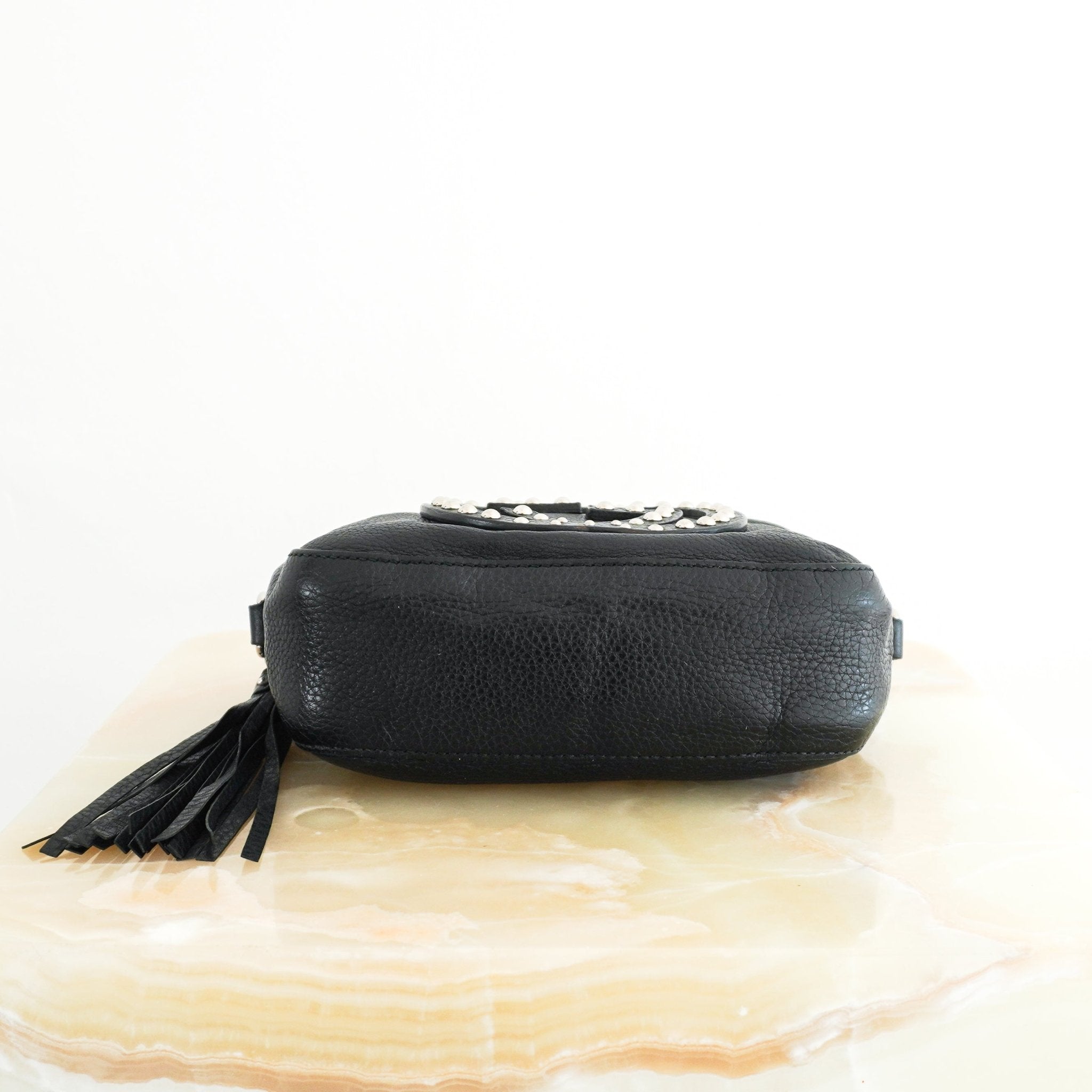 Gucci Studded GG Disco Bag in Black RRP £1200 | Authentic Preloved FINAL SALE - Reloved Again