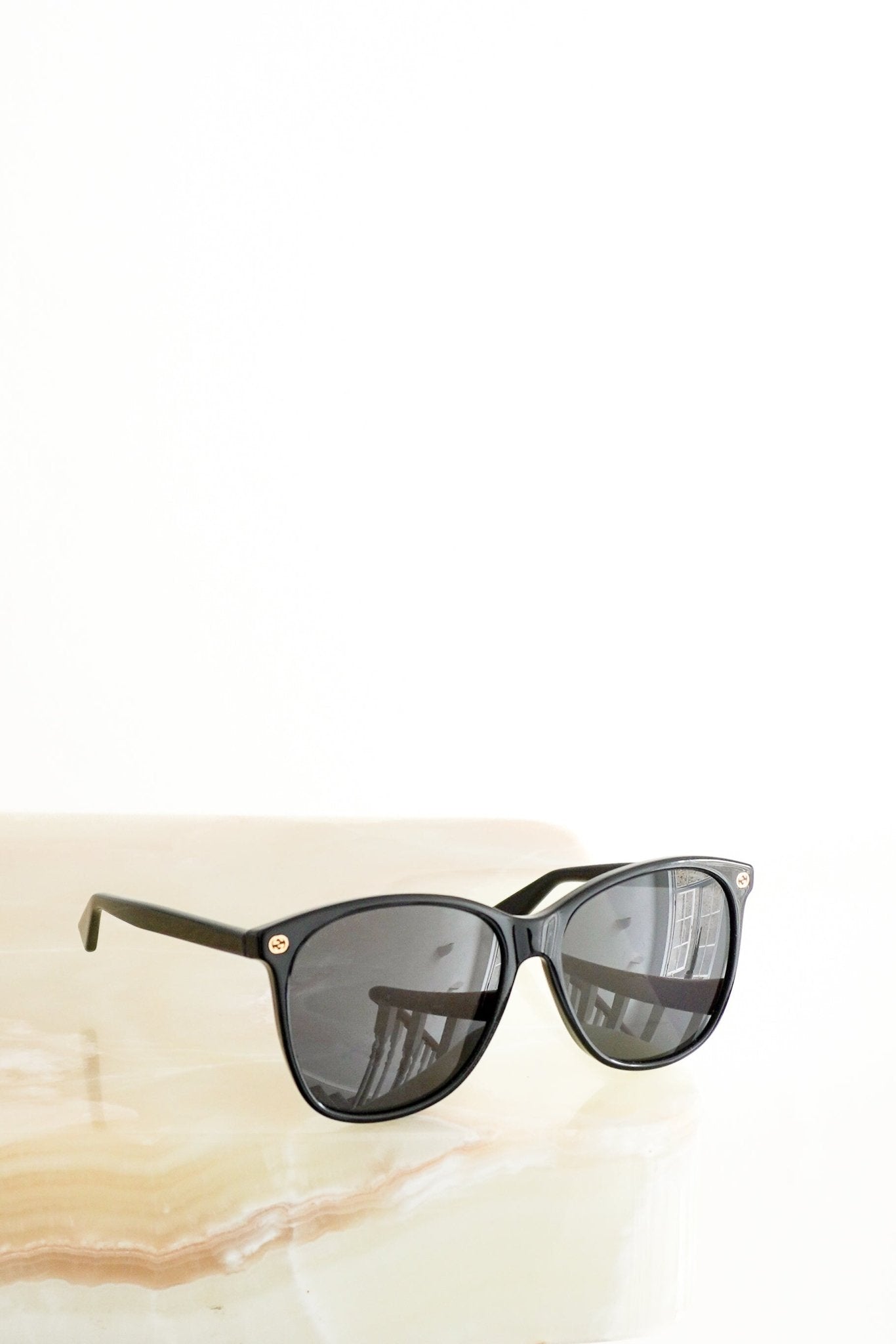 Gucci GG0024S 001 Black Square Sunglasses (RRP £350) | Authentic Preloved FINAL SALE - Reloved Again